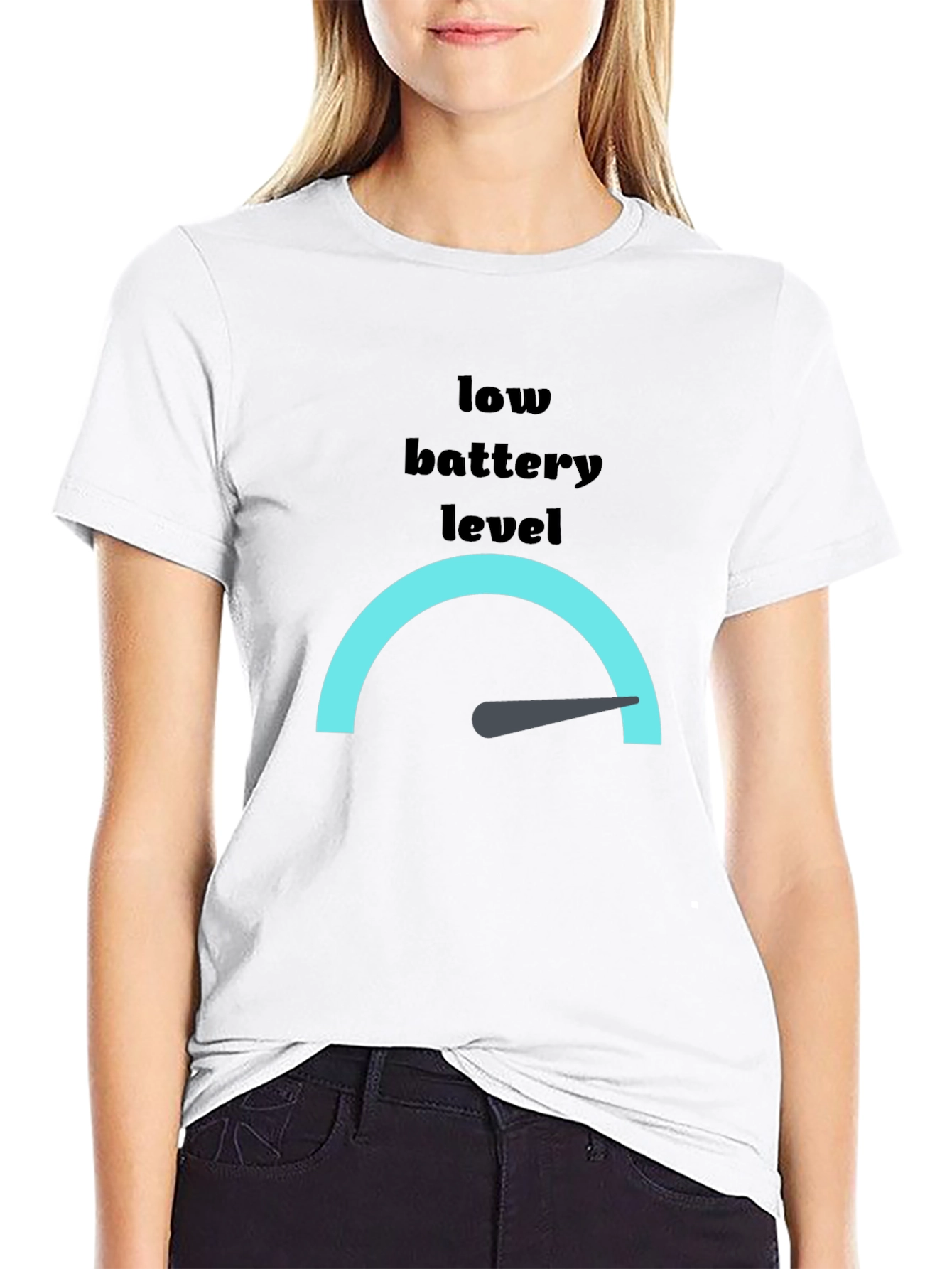 Low Battery Level Graphic Tee