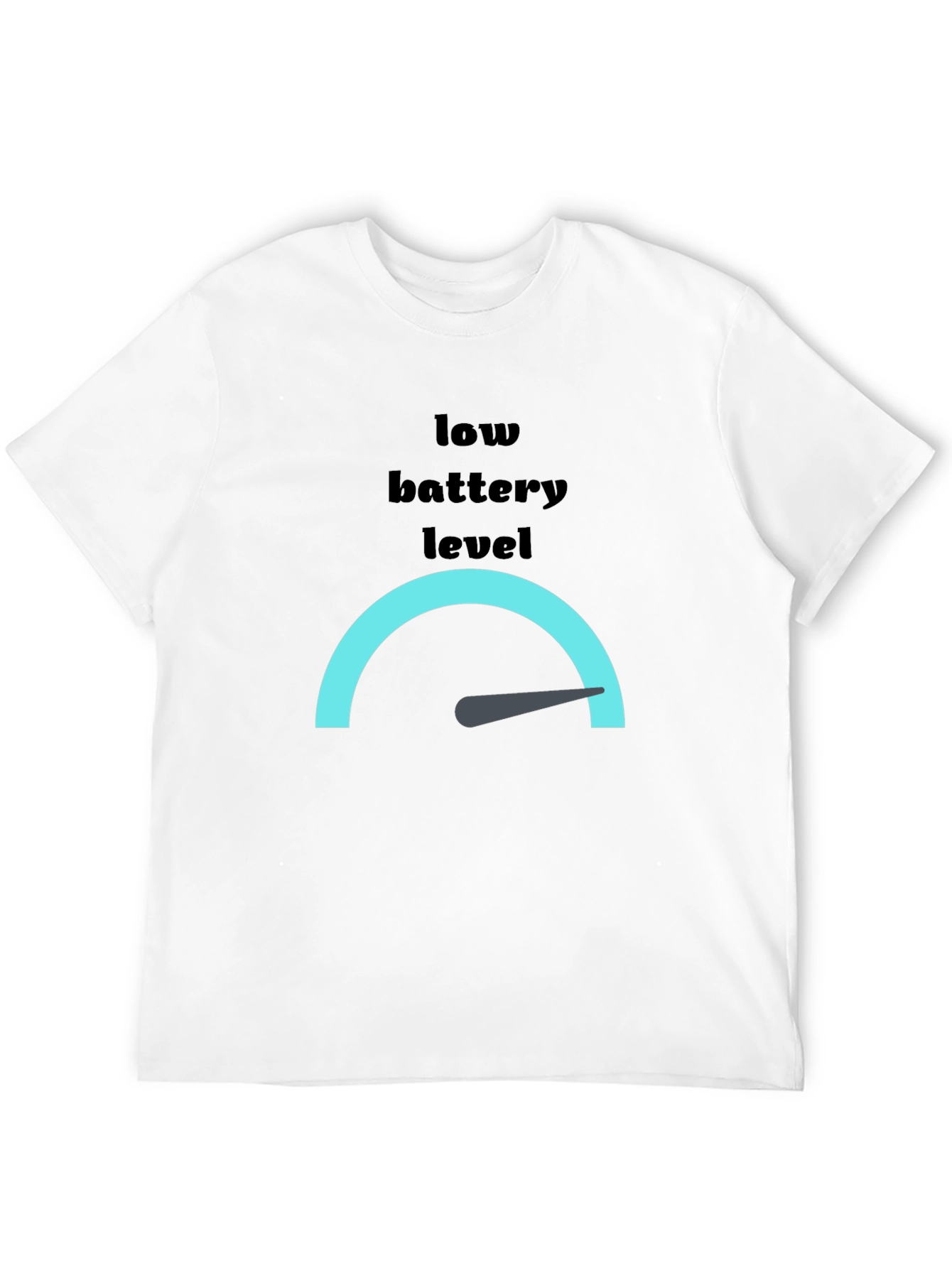 Low Battery Level Graphic Tee
