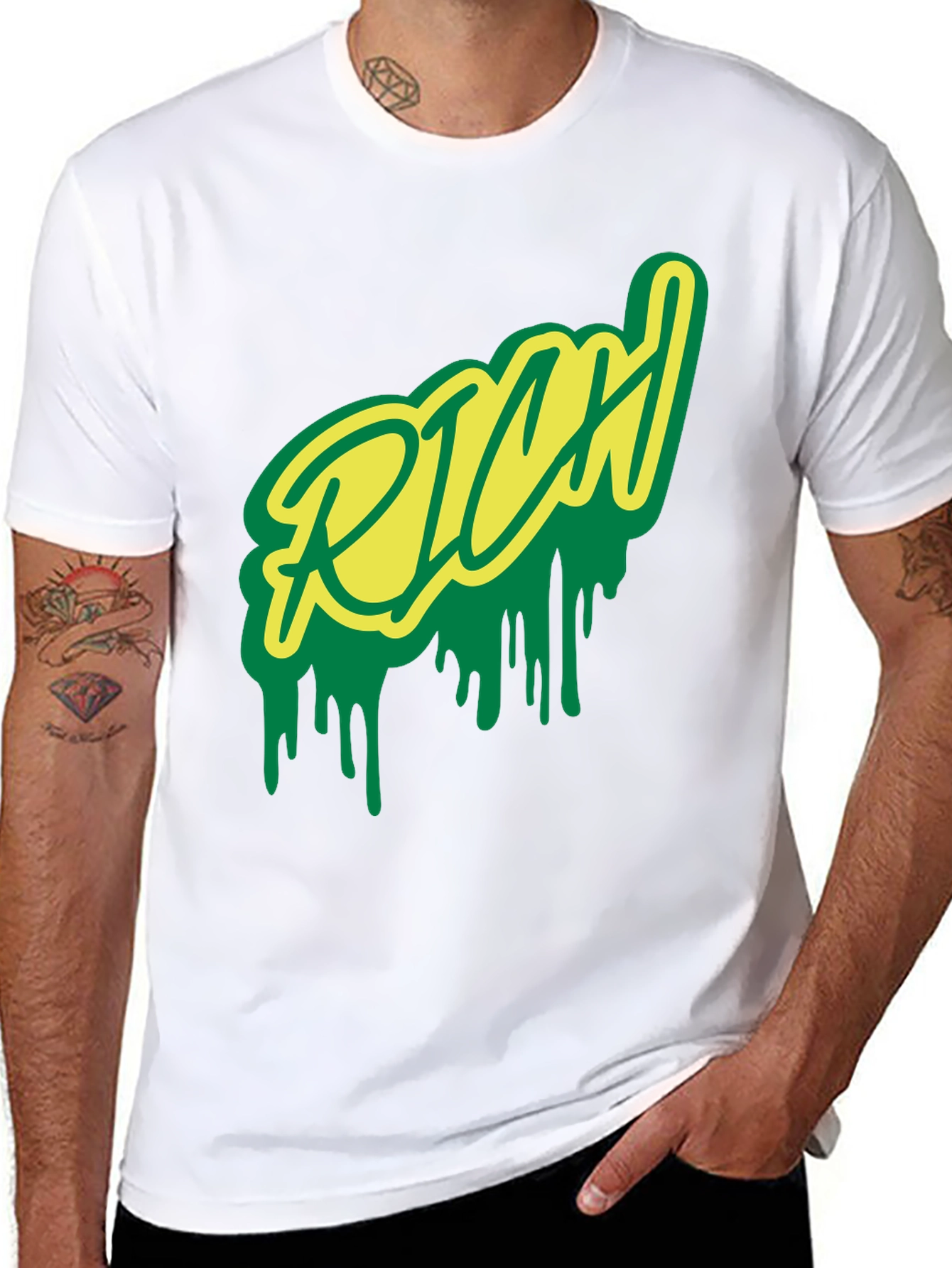 Rich Drip Tee - Bold Graphic T-Shirt