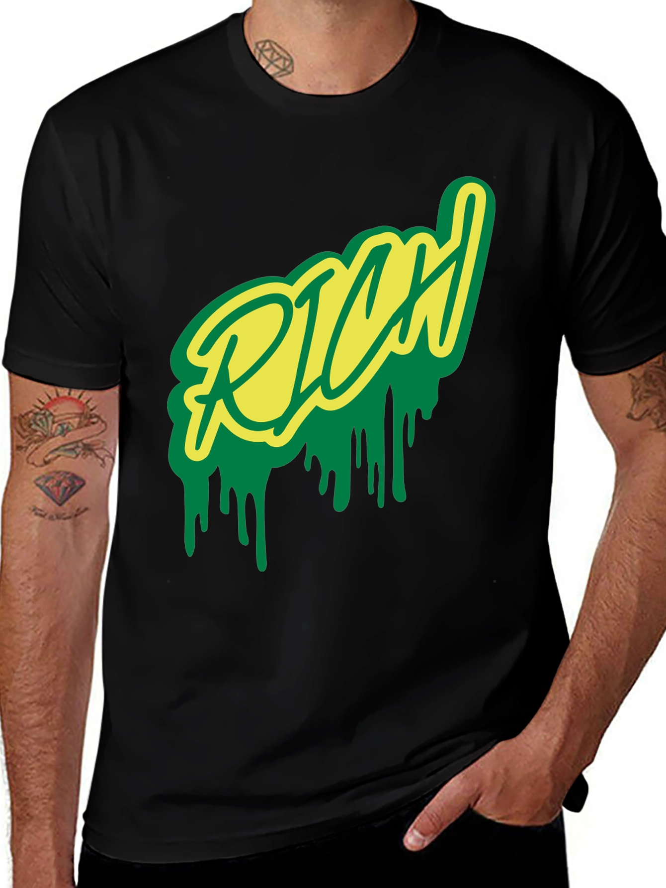 Rich Drip Tee - Bold Graphic T-Shirt
