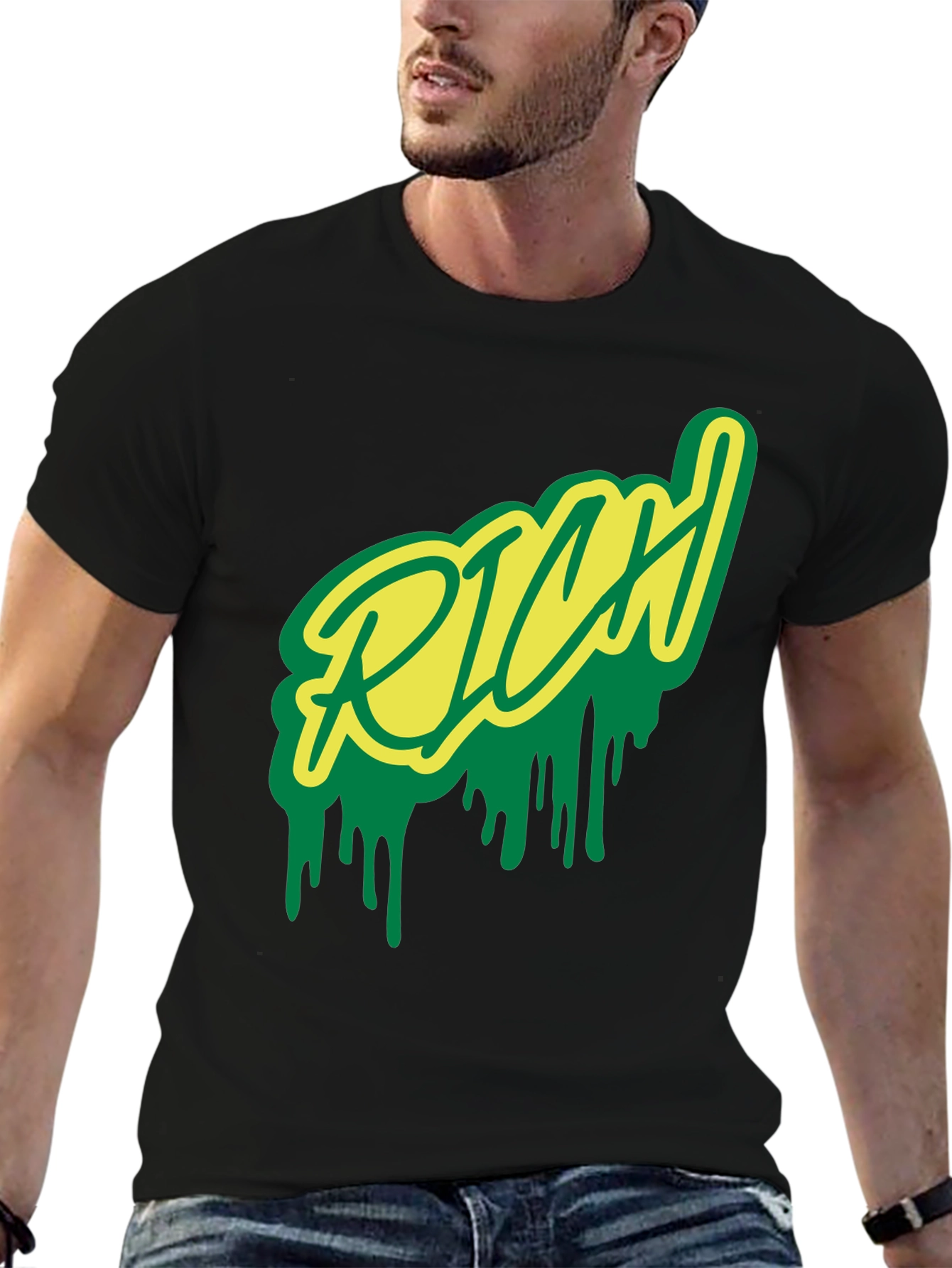 Rich Drip Tee - Bold Graphic T-Shirt