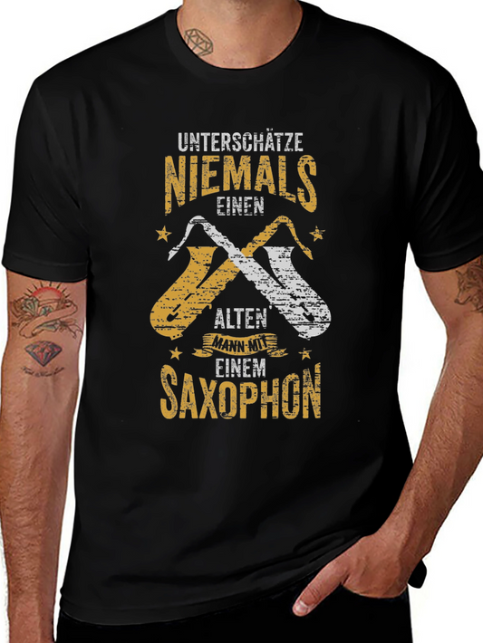 Never Underestimate Saxophone Player T-Shirt