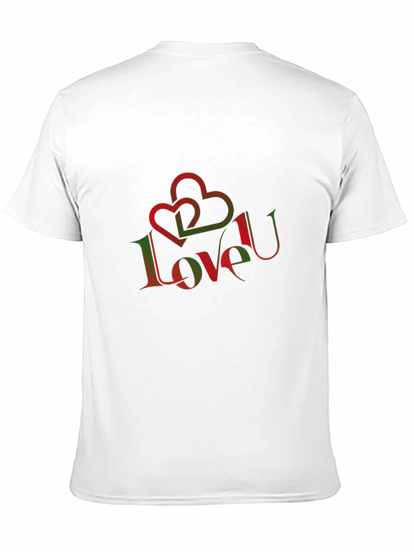 Love U Graphic Tee - Stylish Black T-Shirt