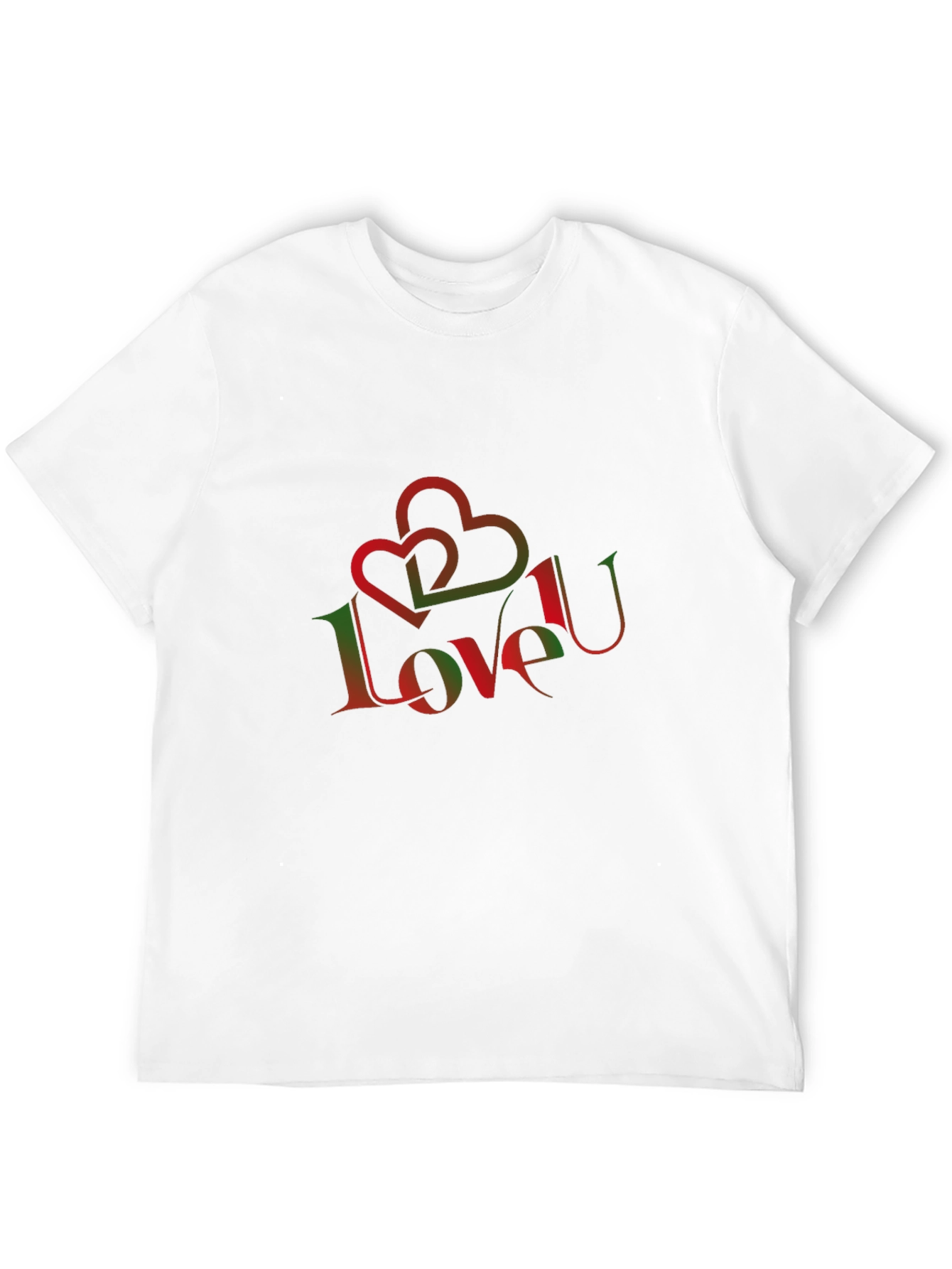 Love U Graphic Tee - Stylish Black T-Shirt