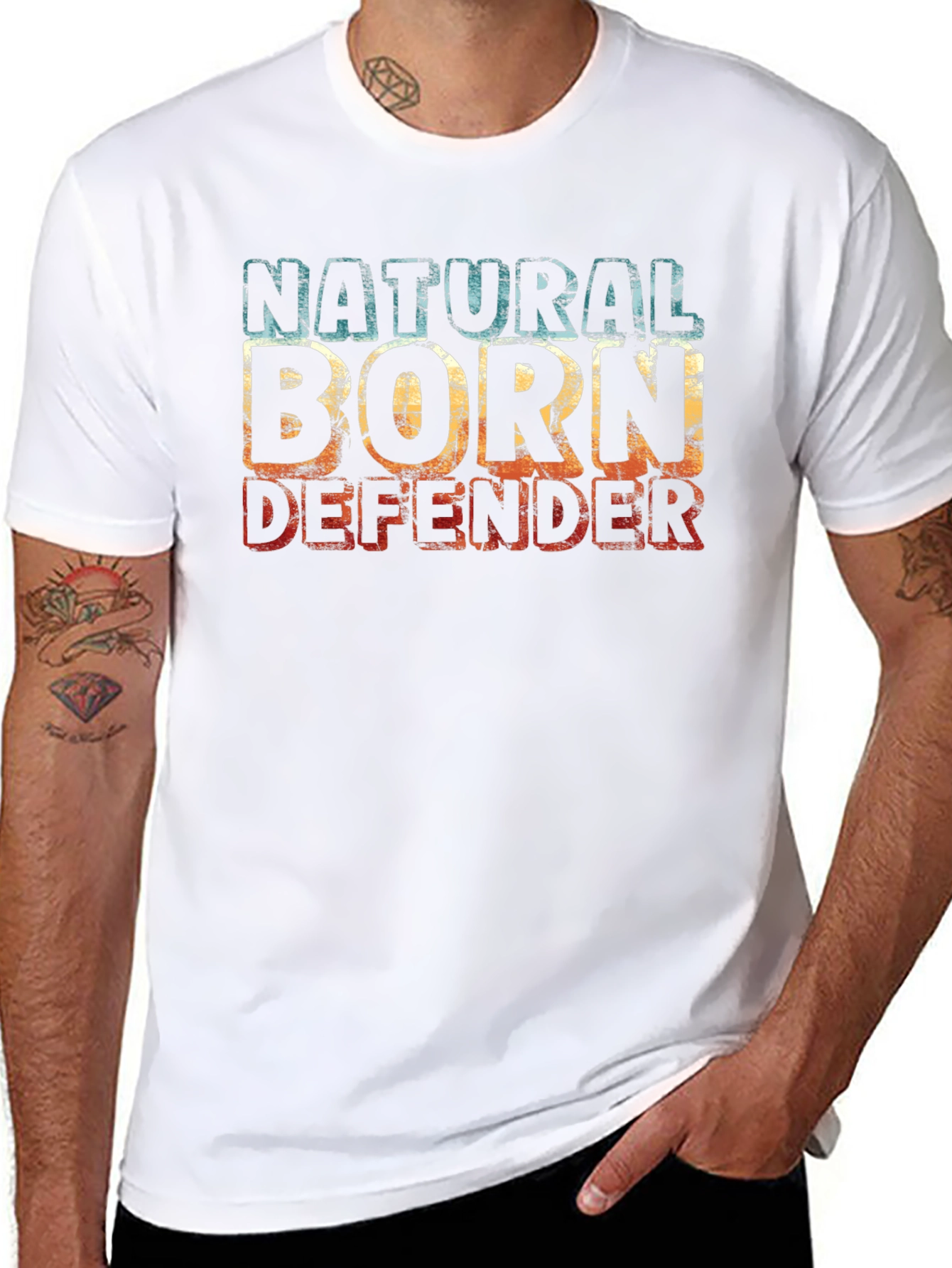 Natural Born Defender Graphic T-Shirt