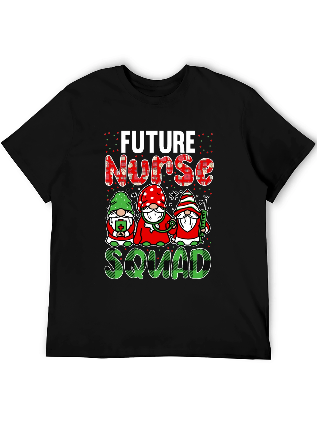 Future Nurse Squad T-Shirt Cute Gnomes Design