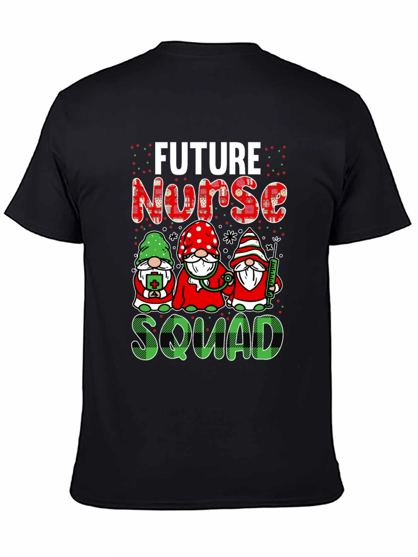 Future Nurse Squad T-Shirt Cute Gnomes Design
