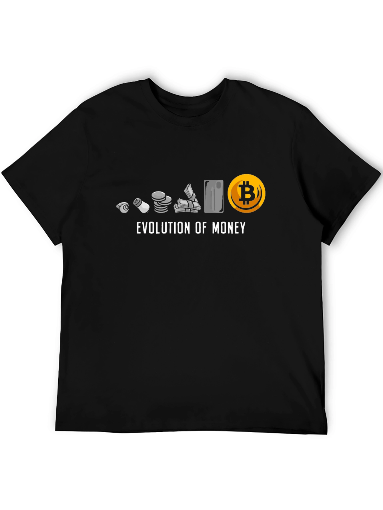 Evolution of Money Bitcoin T-Shirt
