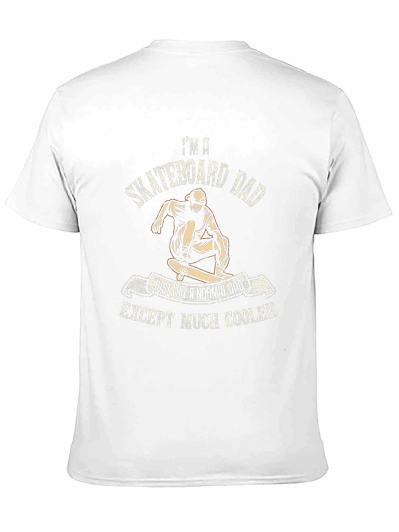 Skateboard Dad Graphic Tee - Cool Fathers Day Gift