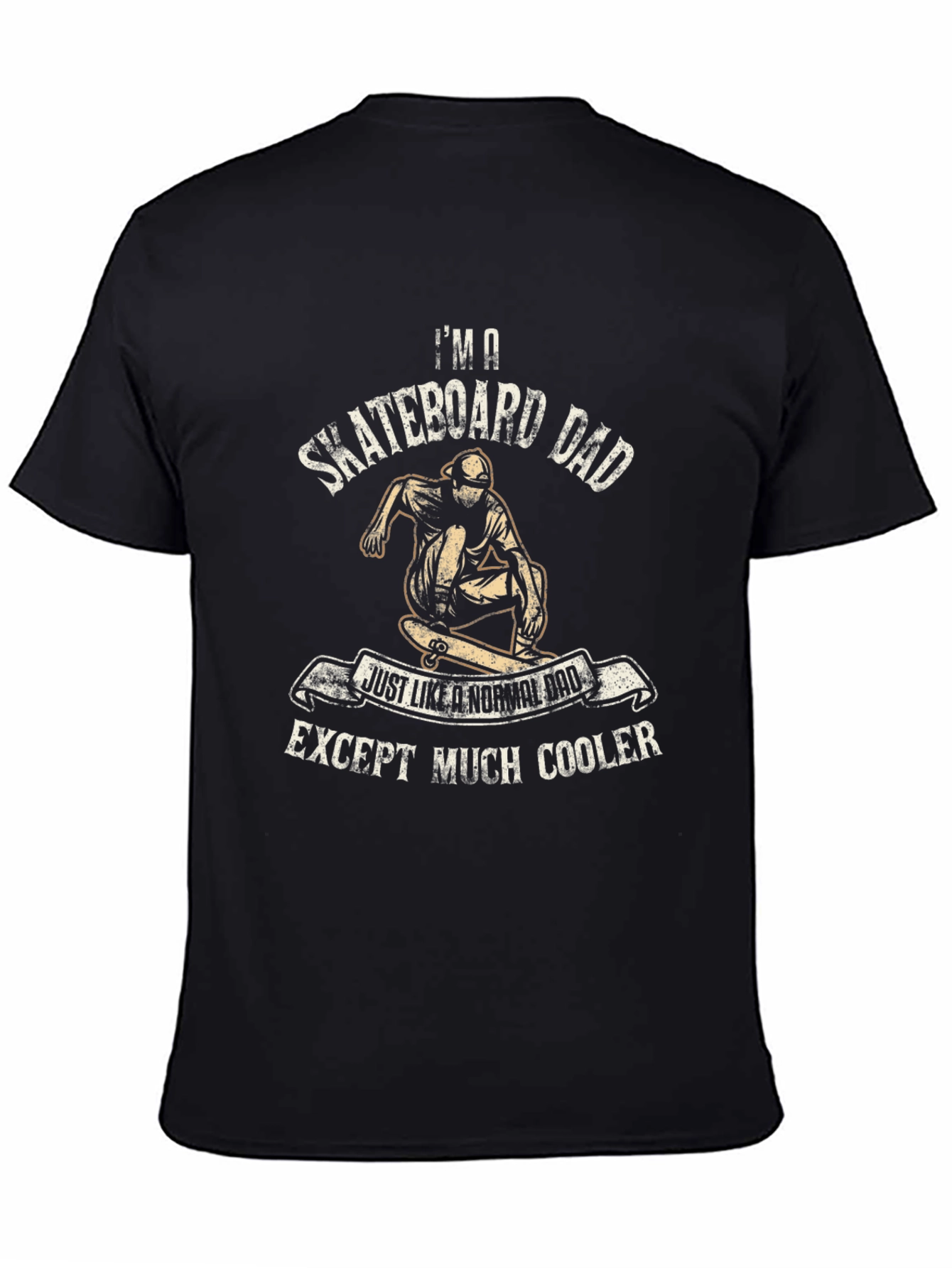 Skateboard Dad Graphic Tee - Cool Fathers Day Gift