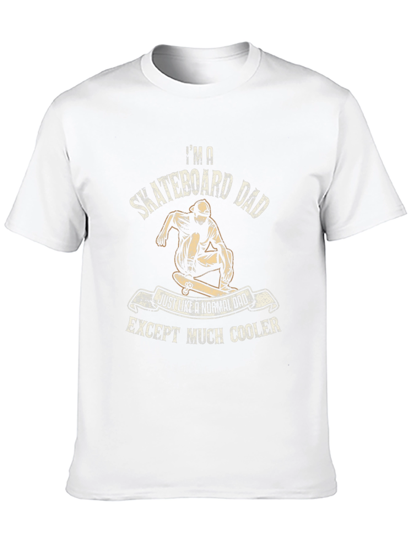 Skateboard Dad Graphic Tee - Cool Fathers Day Gift