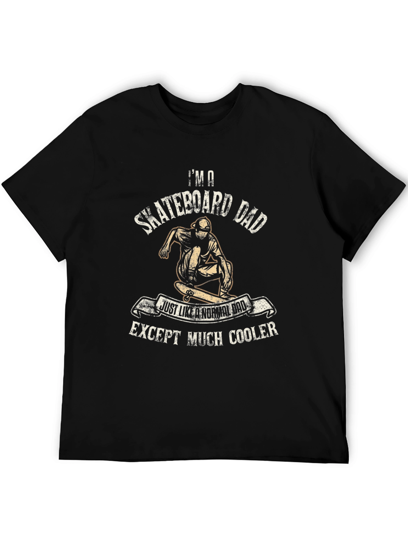 Skateboard Dad Graphic Tee - Cool Fathers Day Gift