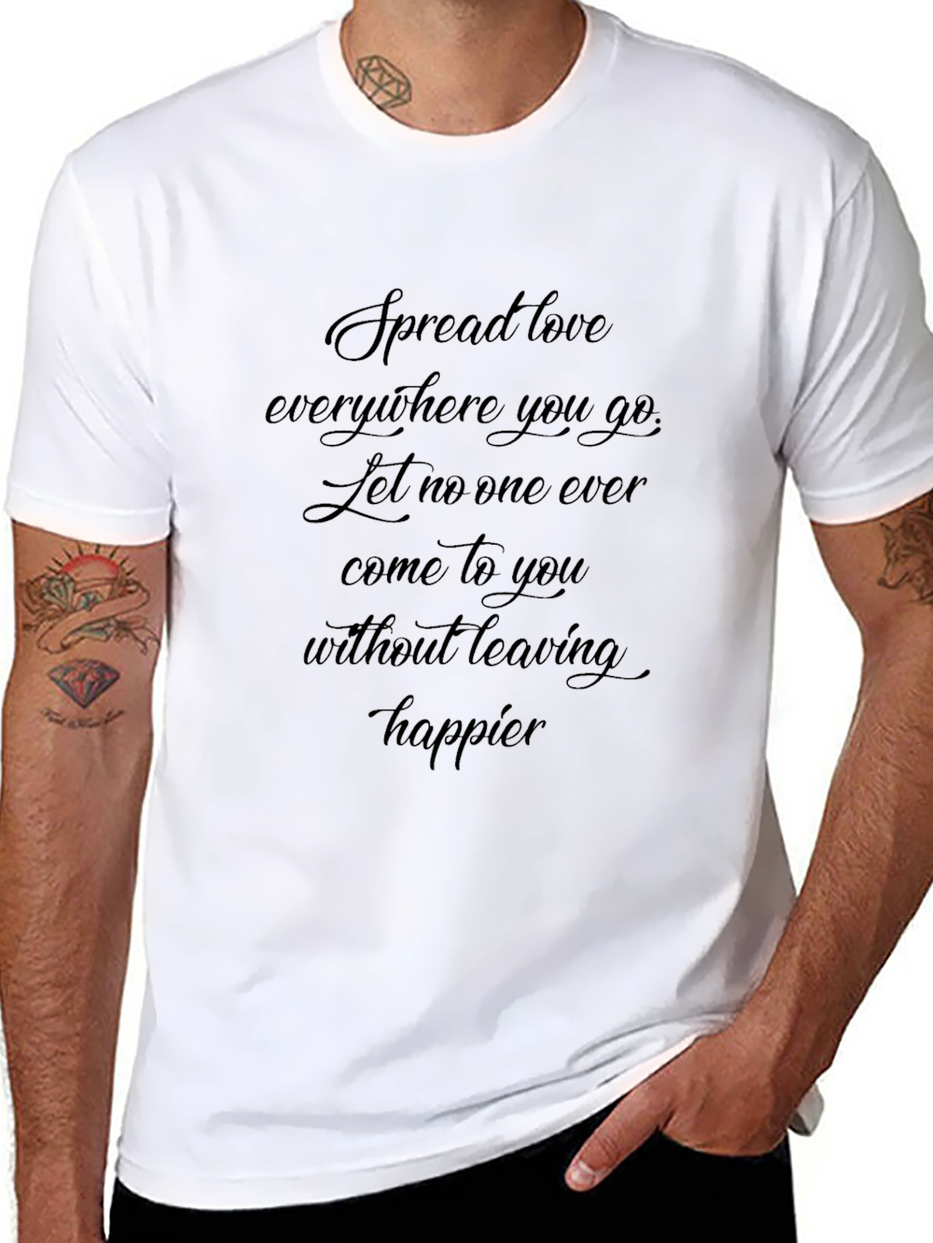 Spread Love Graphic Tee - Positive Vibes Only