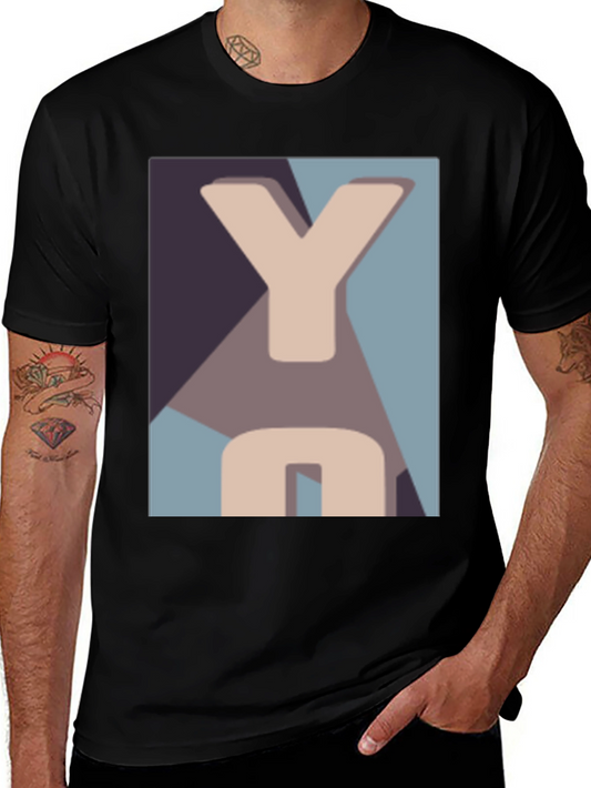 Abstract YO Graphic Tee