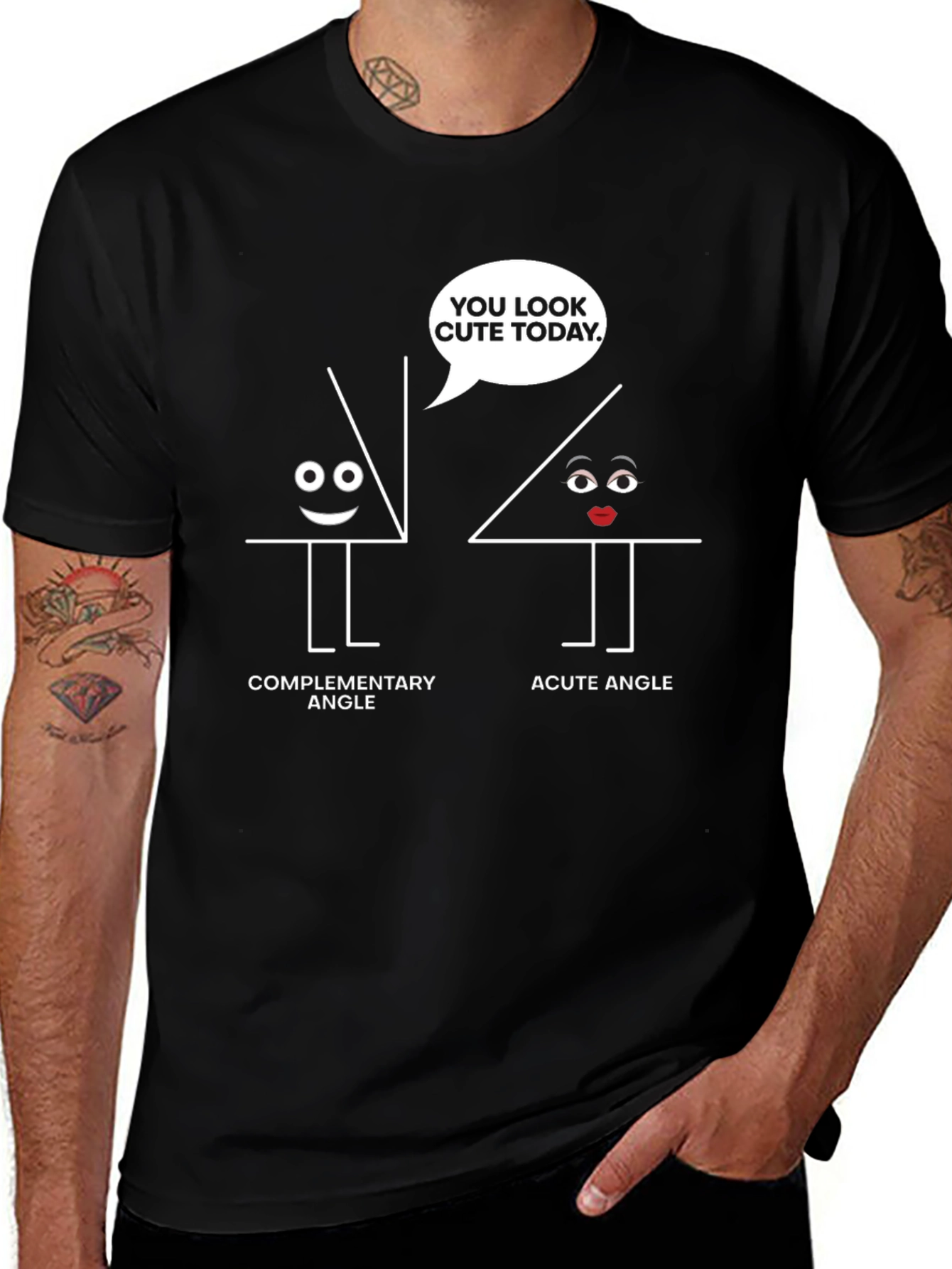 Cute Angle T-Shirt - Funny Math Humor Tee