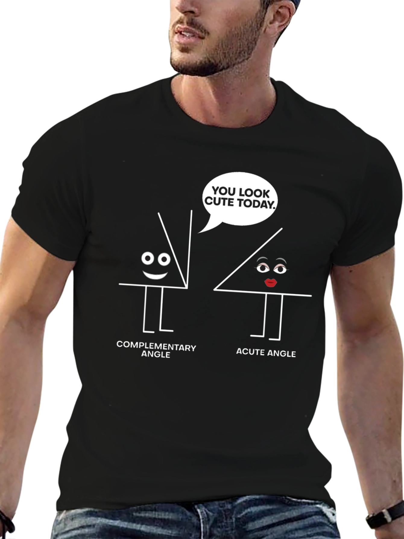 Cute Angle T-Shirt - Funny Math Humor Tee