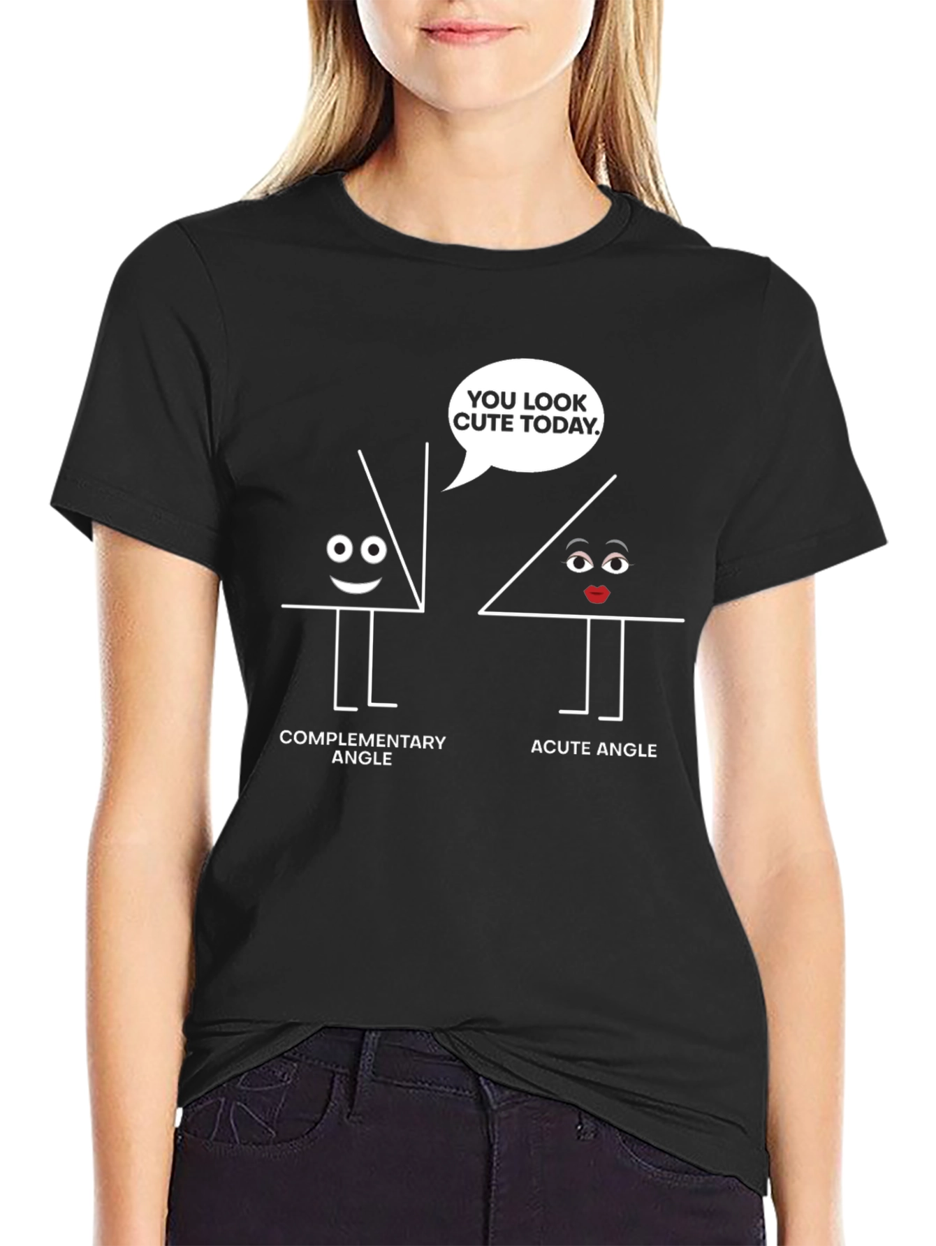 Cute Angle T-Shirt - Funny Math Humor Tee