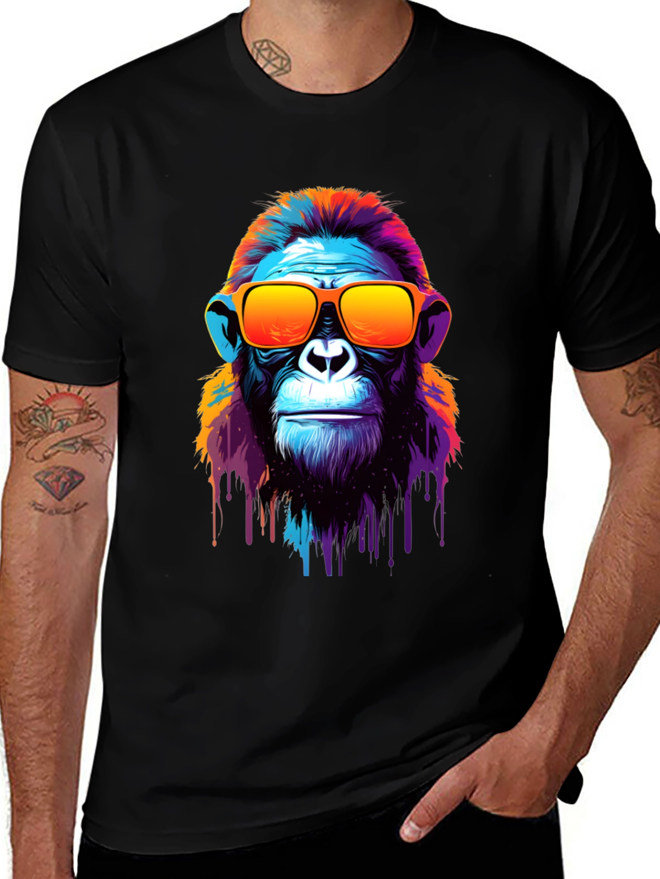 Cool Monkey Graphic Tee