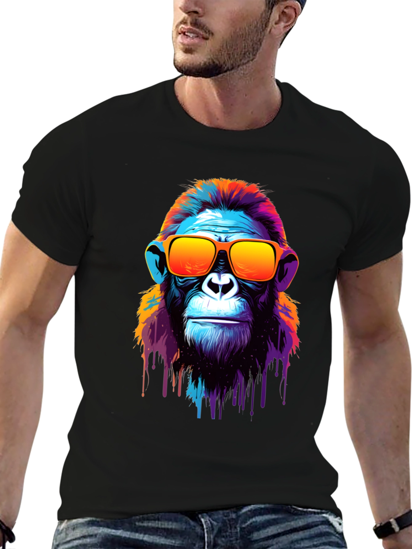 Cool Monkey Graphic Tee