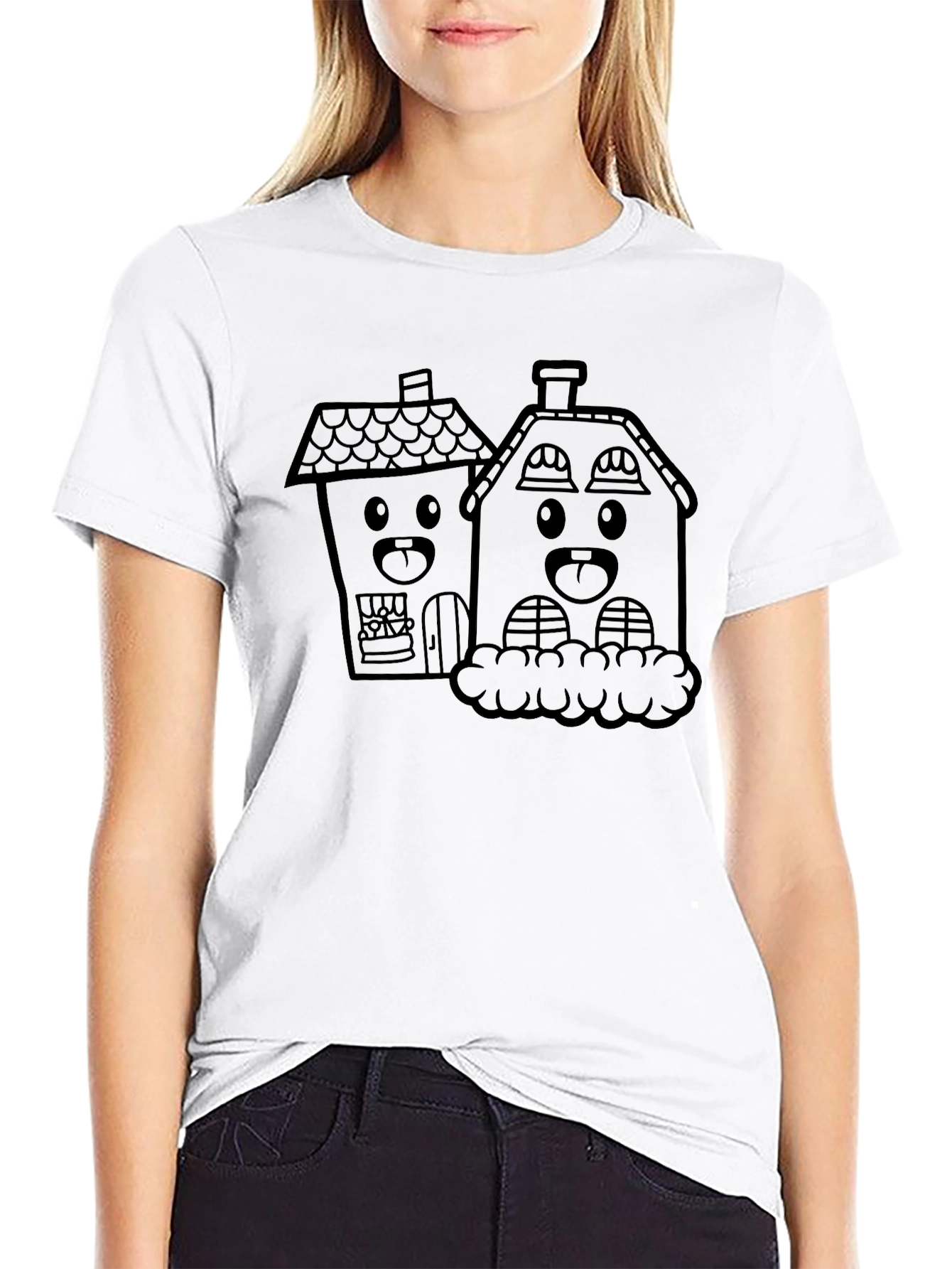 Cartoon House T-Shirt