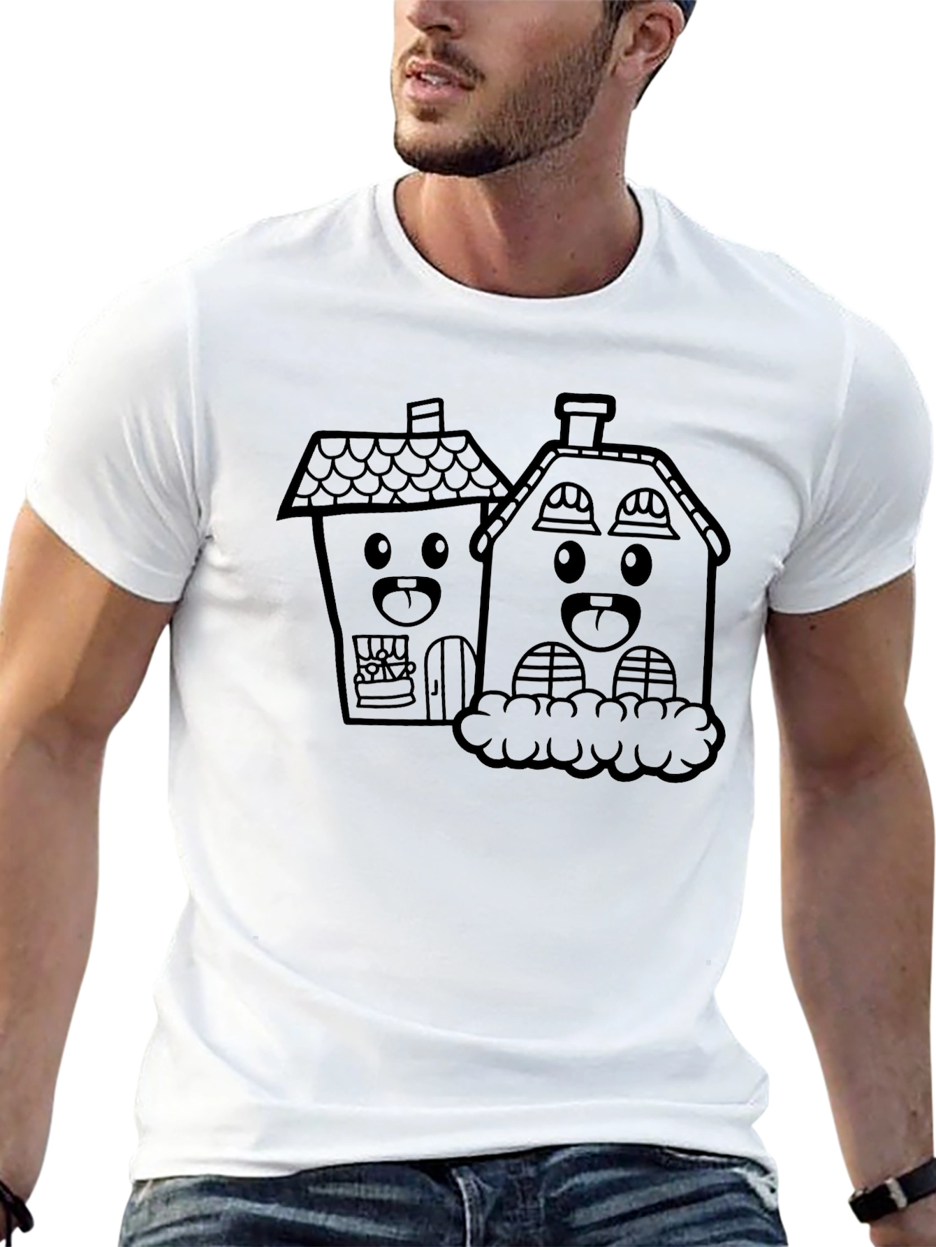 Cartoon House T-Shirt