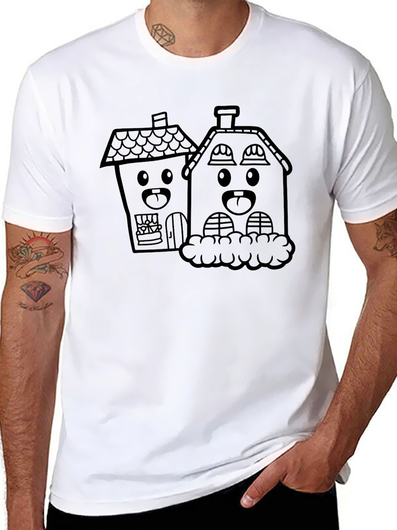 Cartoon House T-Shirt