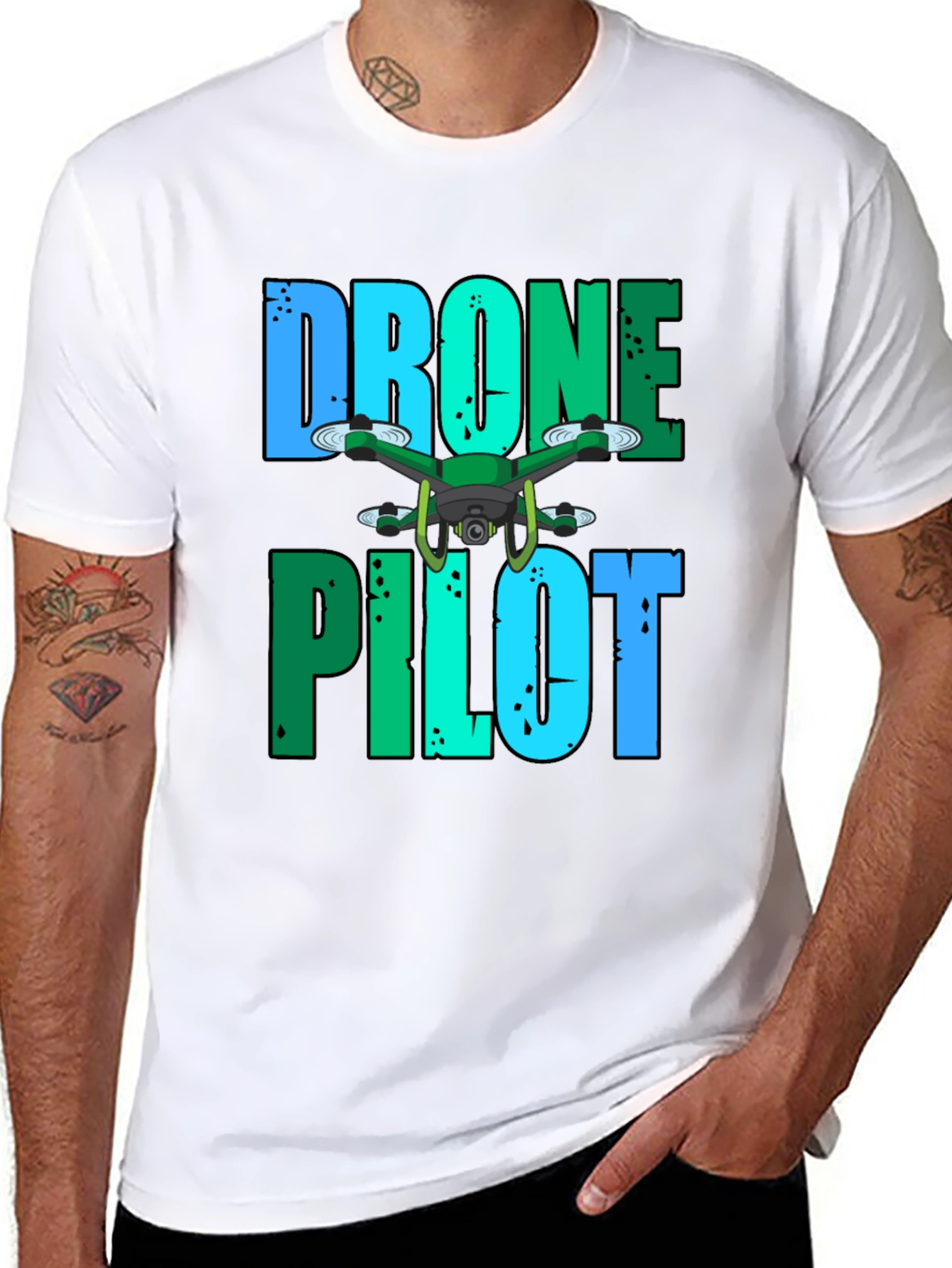 Drone Pilot Graphic T-Shirt