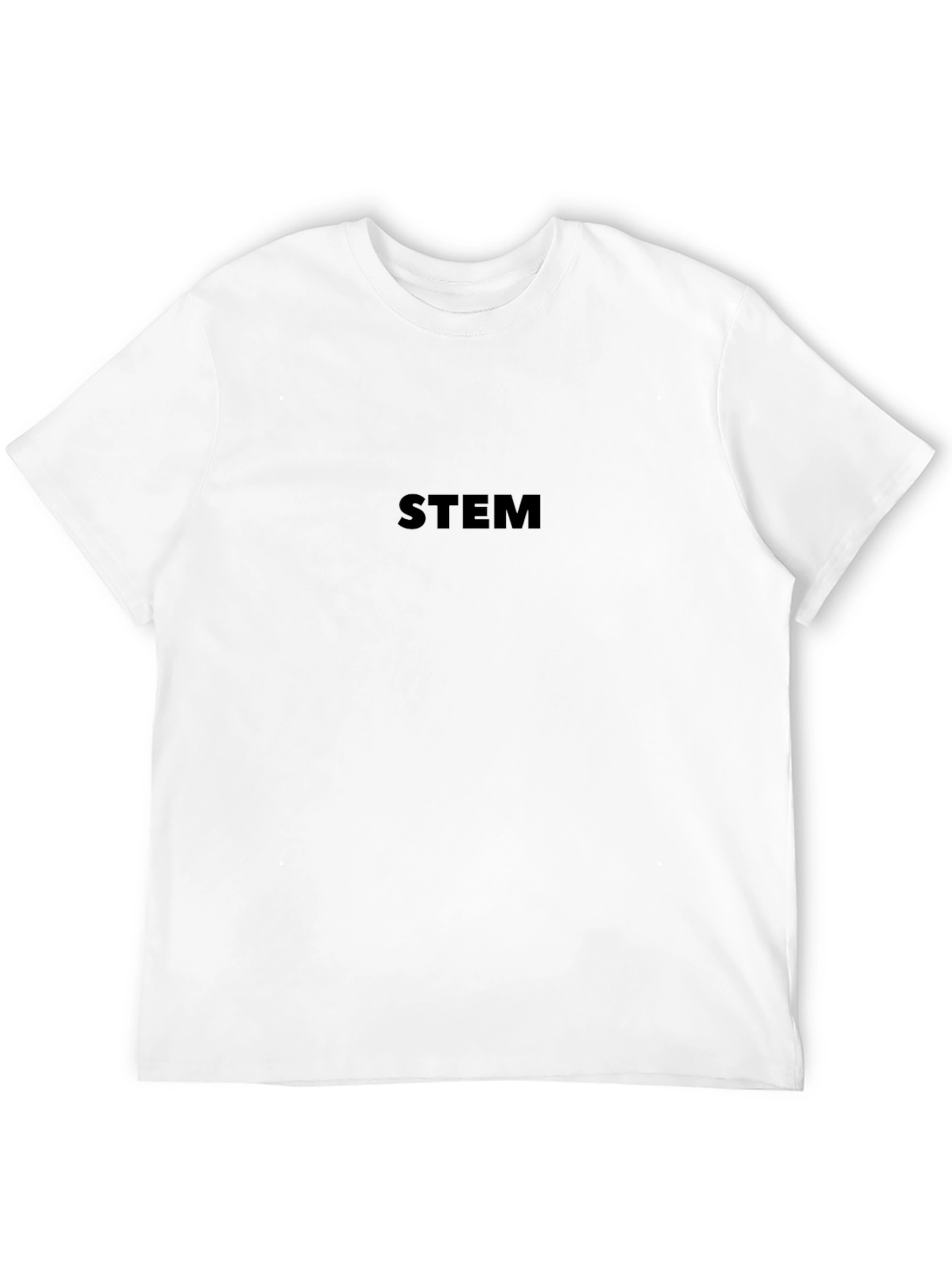 STEM Graphic Tee - Classic Black Cotton T-Shirt