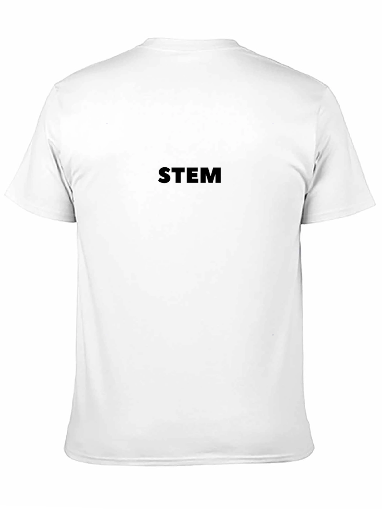 STEM Graphic Tee - Classic Black Cotton T-Shirt