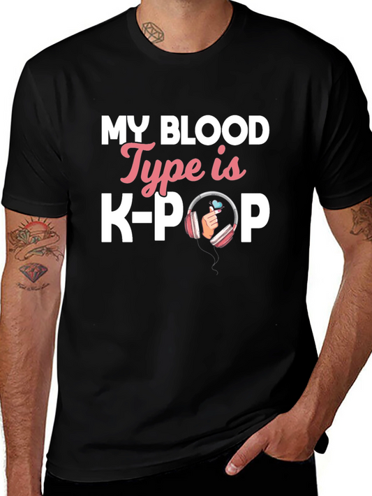 My Blood Type Is K-POP T-Shirt
