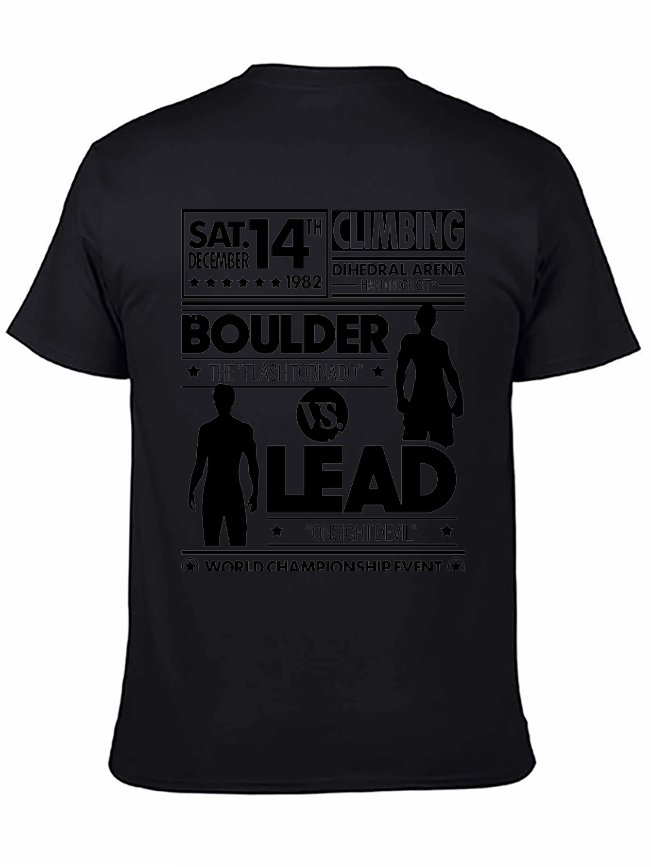 Boulder vs Lead Climbing T-Shirt
