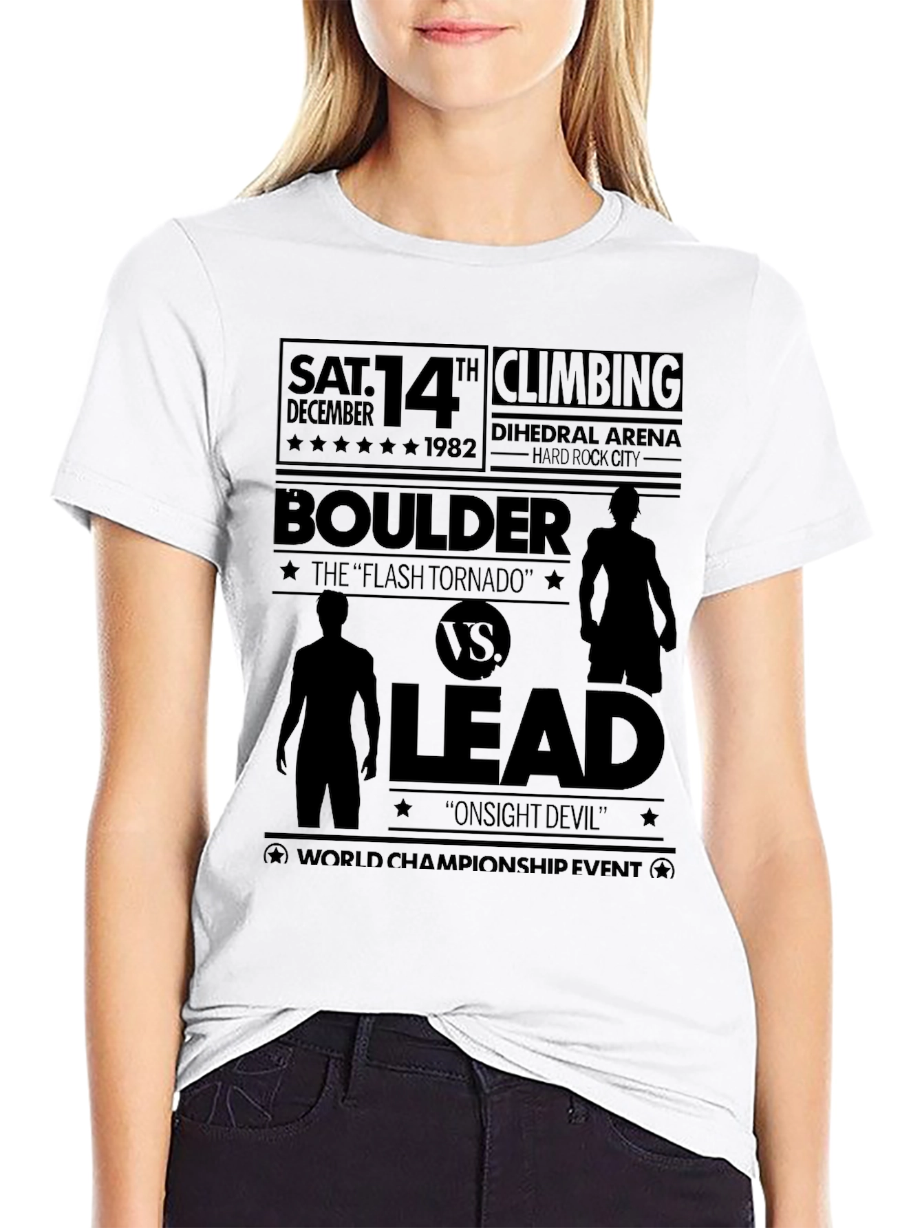 Boulder vs Lead Climbing T-Shirt