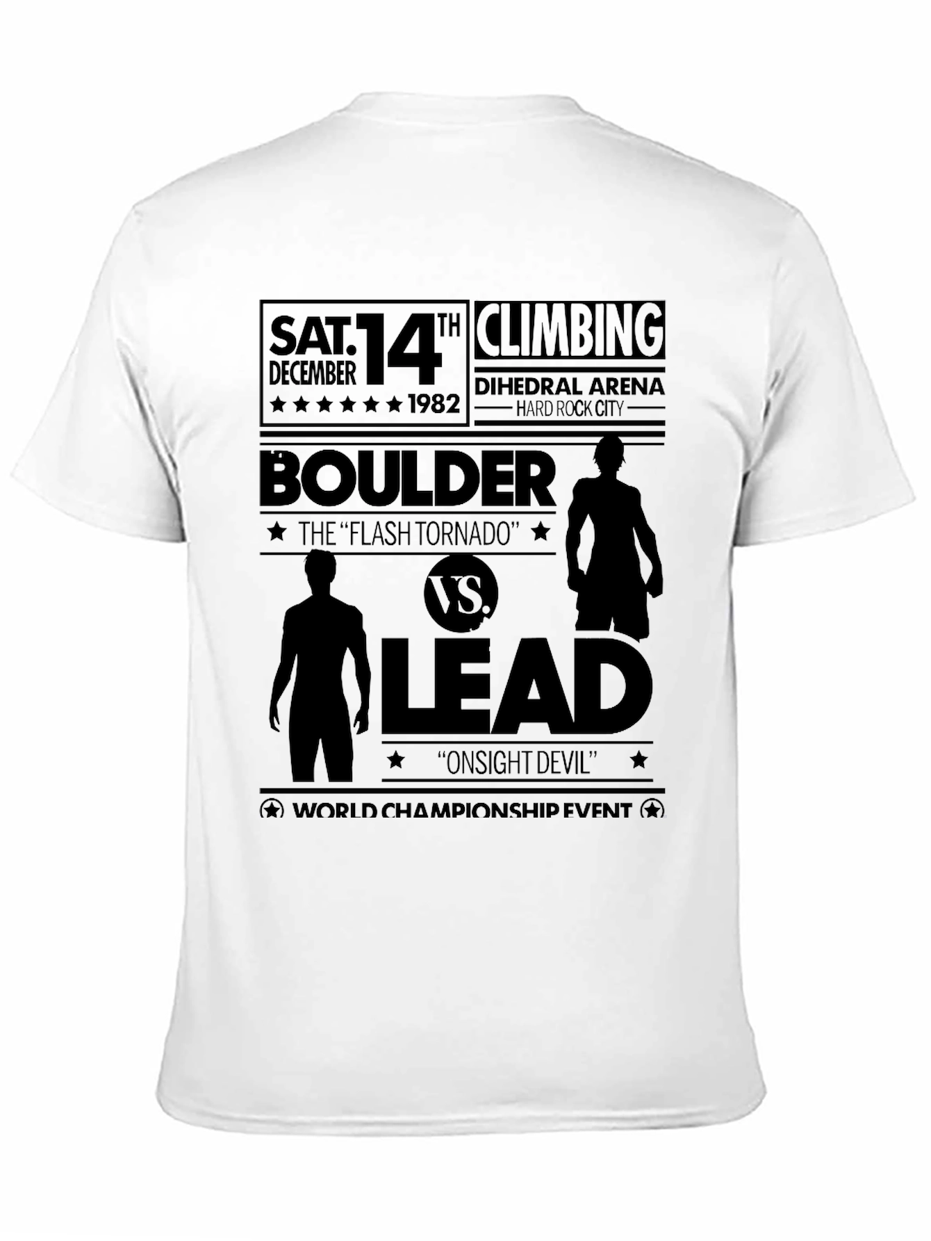 Boulder vs Lead Climbing T-Shirt