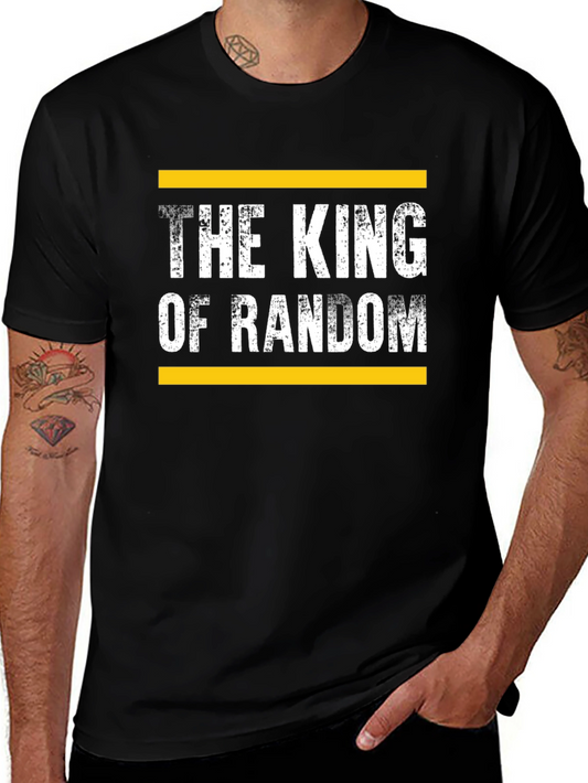 The King of Random Graphic Tee - Black