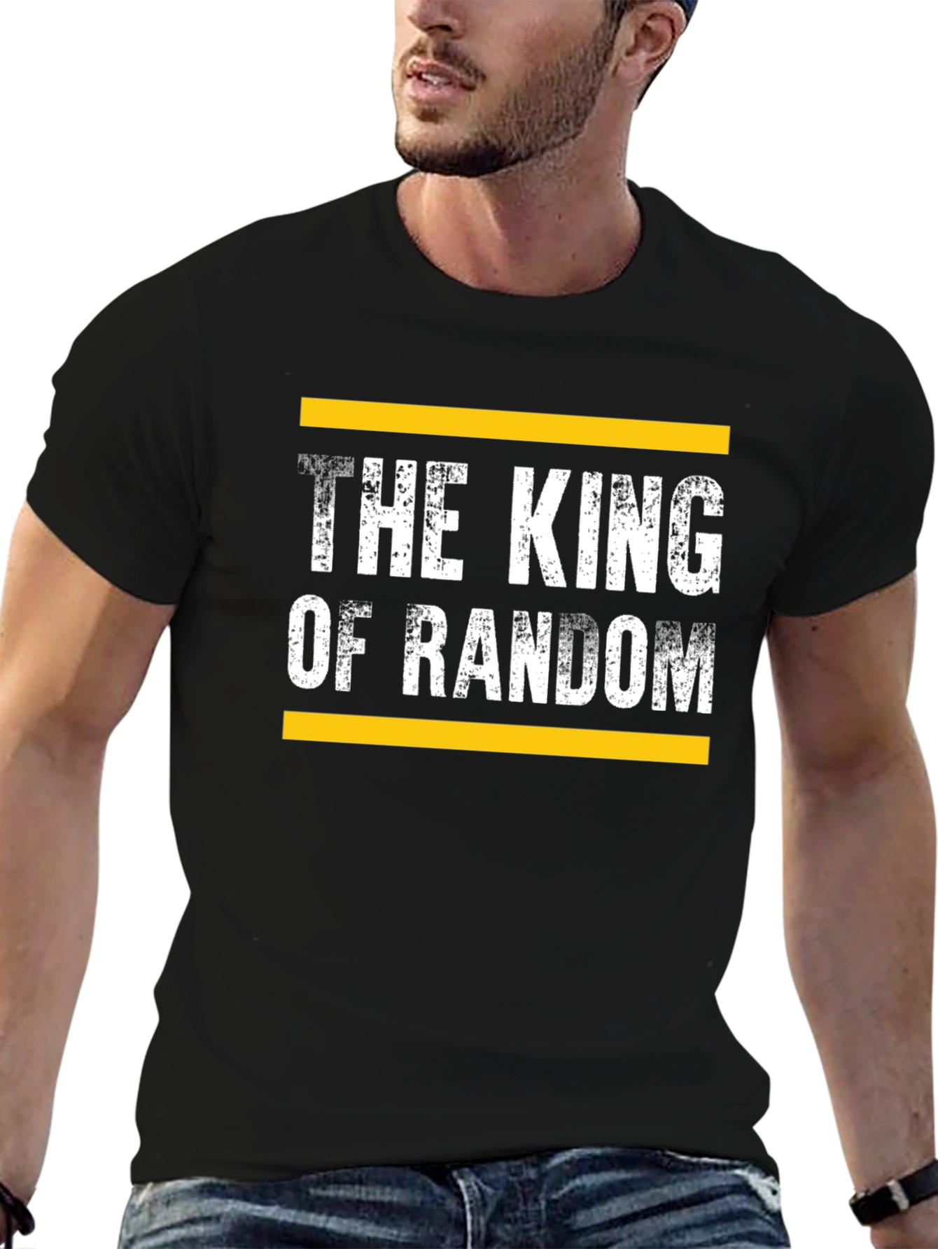 The King of Random Graphic Tee - Black