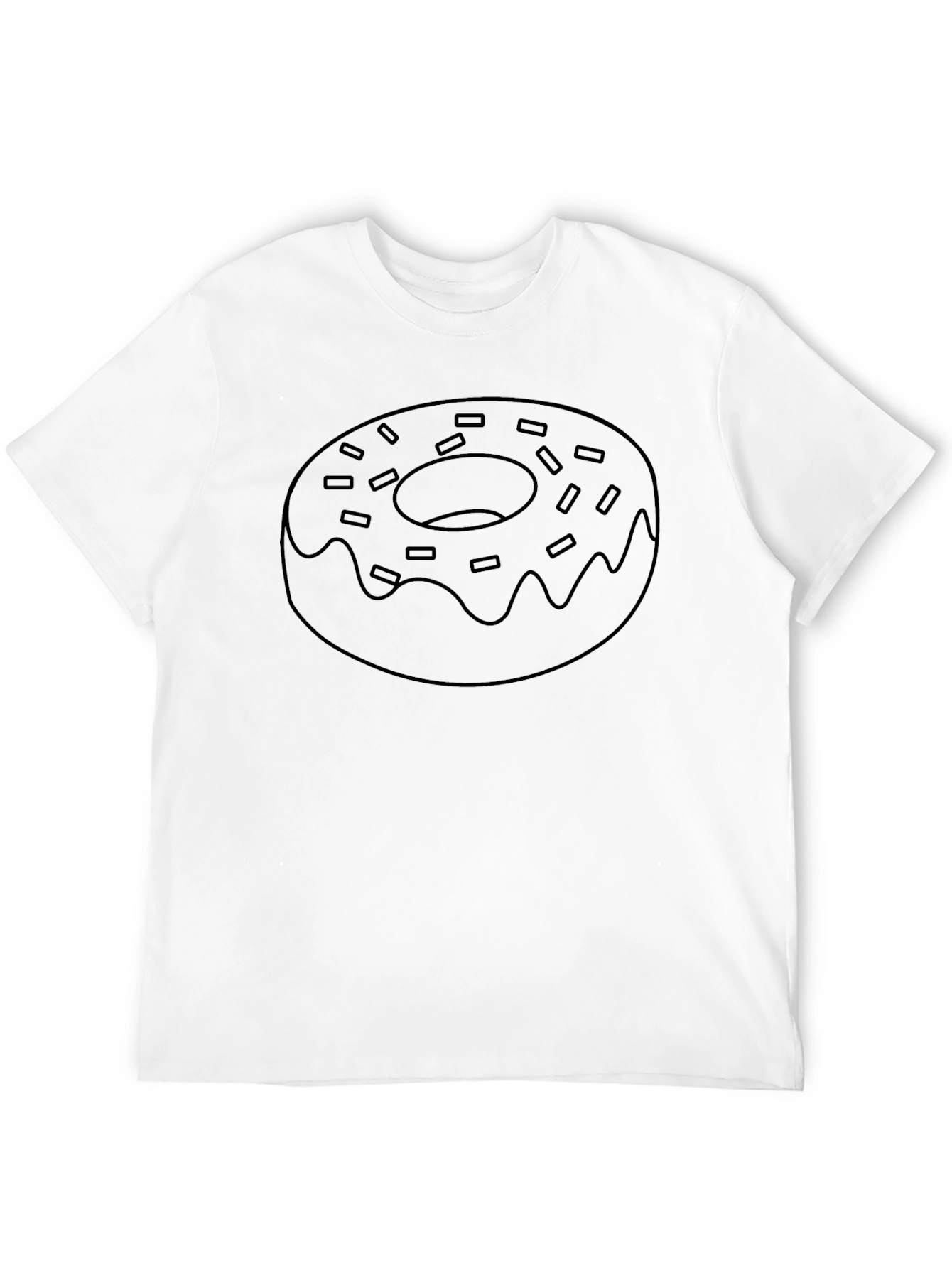 Donut Graphic Black T-Shirt