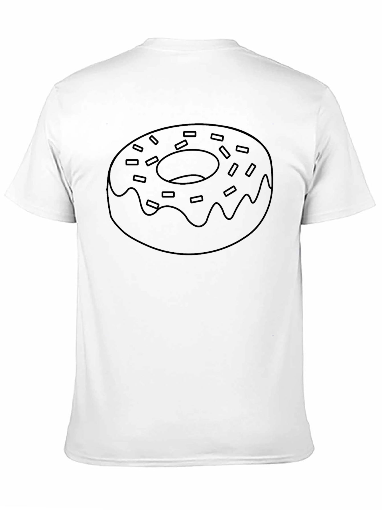 Donut Graphic Black T-Shirt