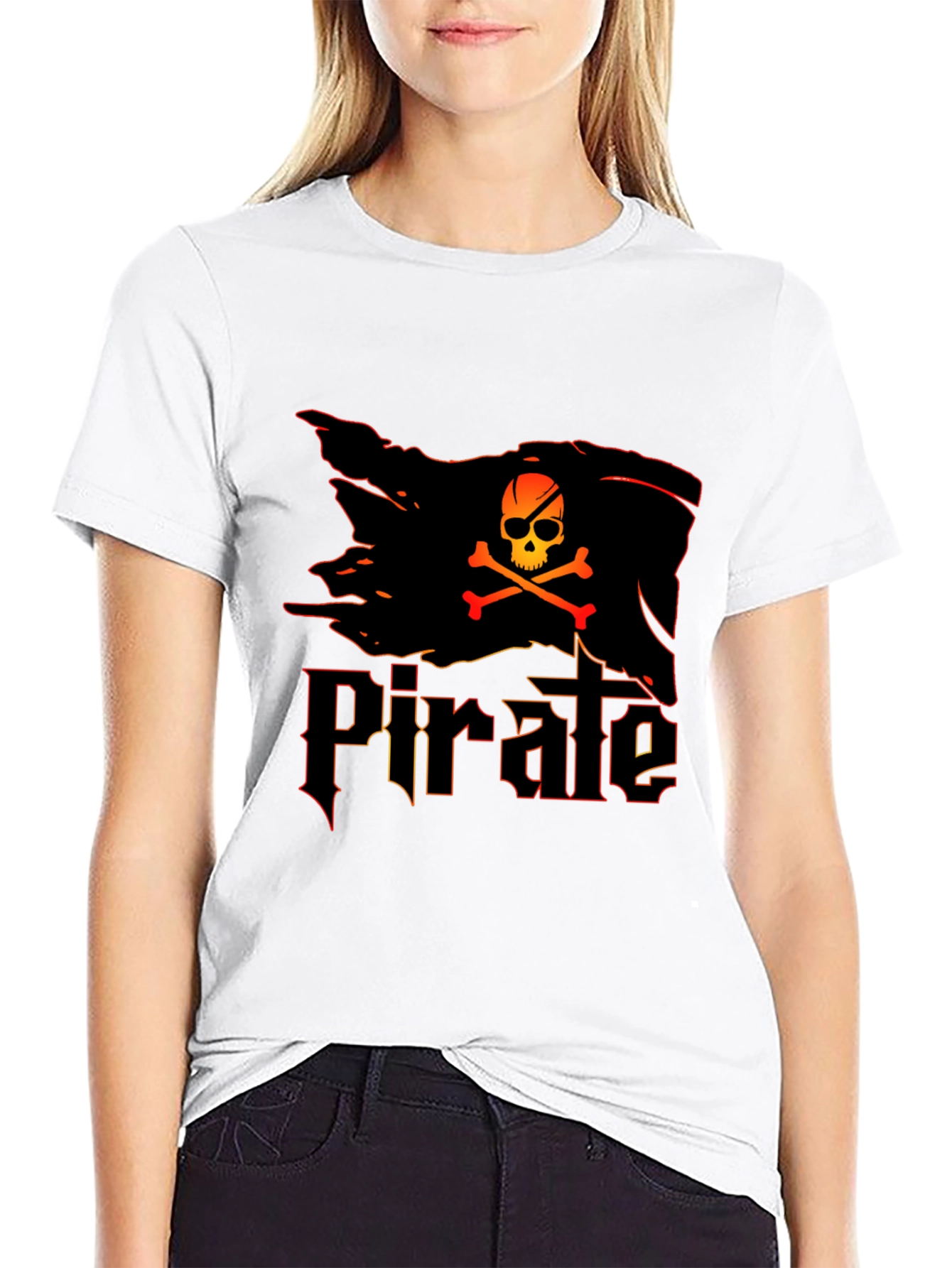 Pirate Flag Graphic T-Shirt