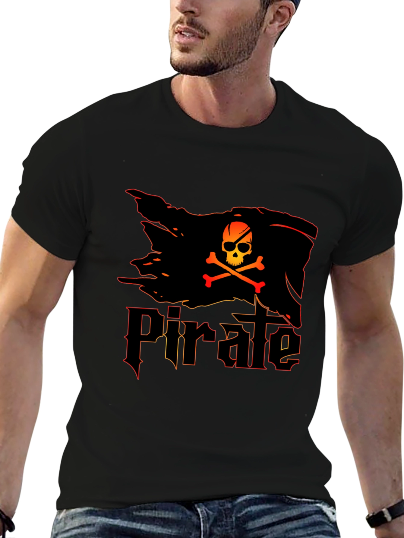 Pirate Flag Graphic T-Shirt