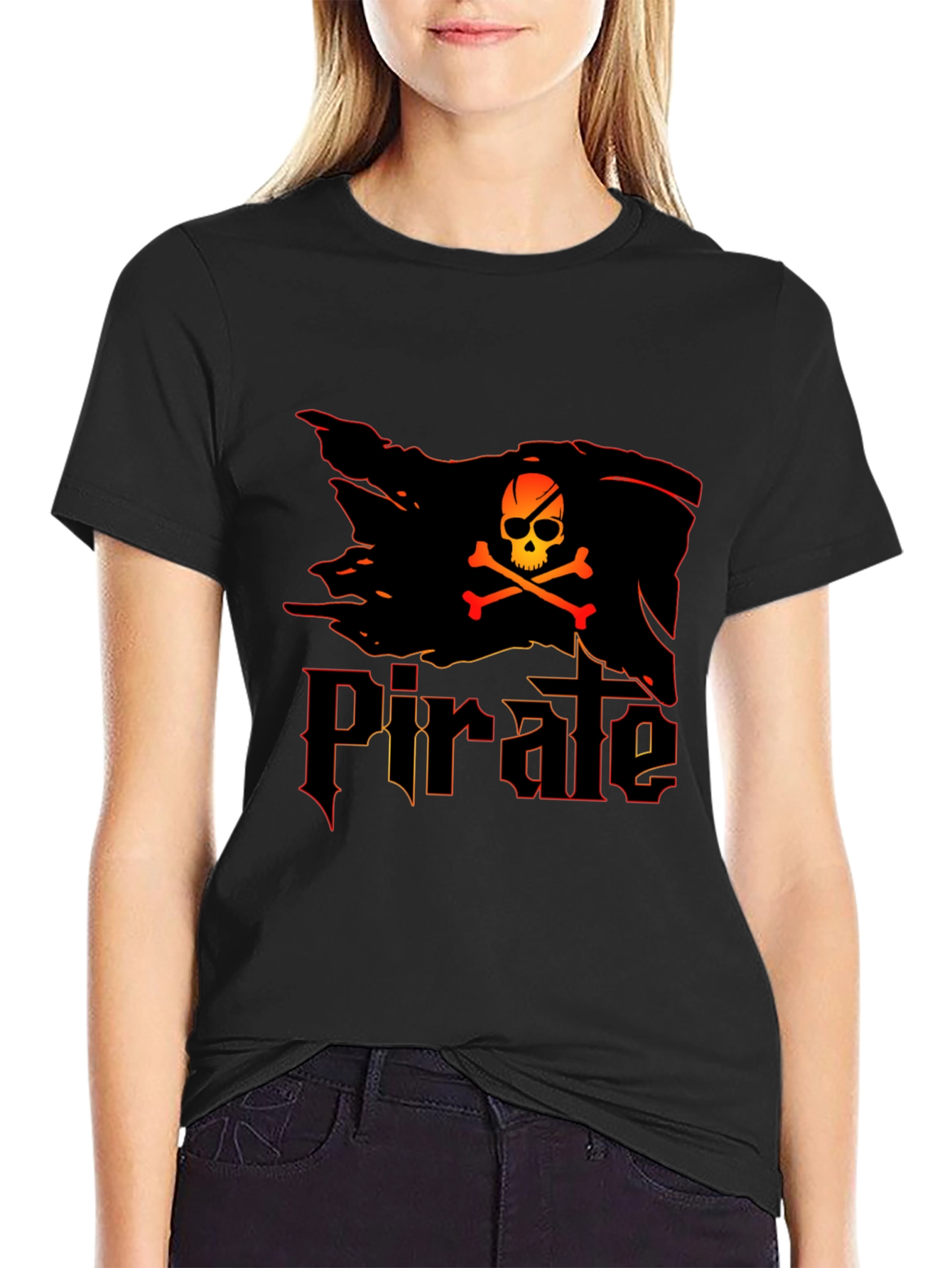 Pirate Flag Graphic T-Shirt