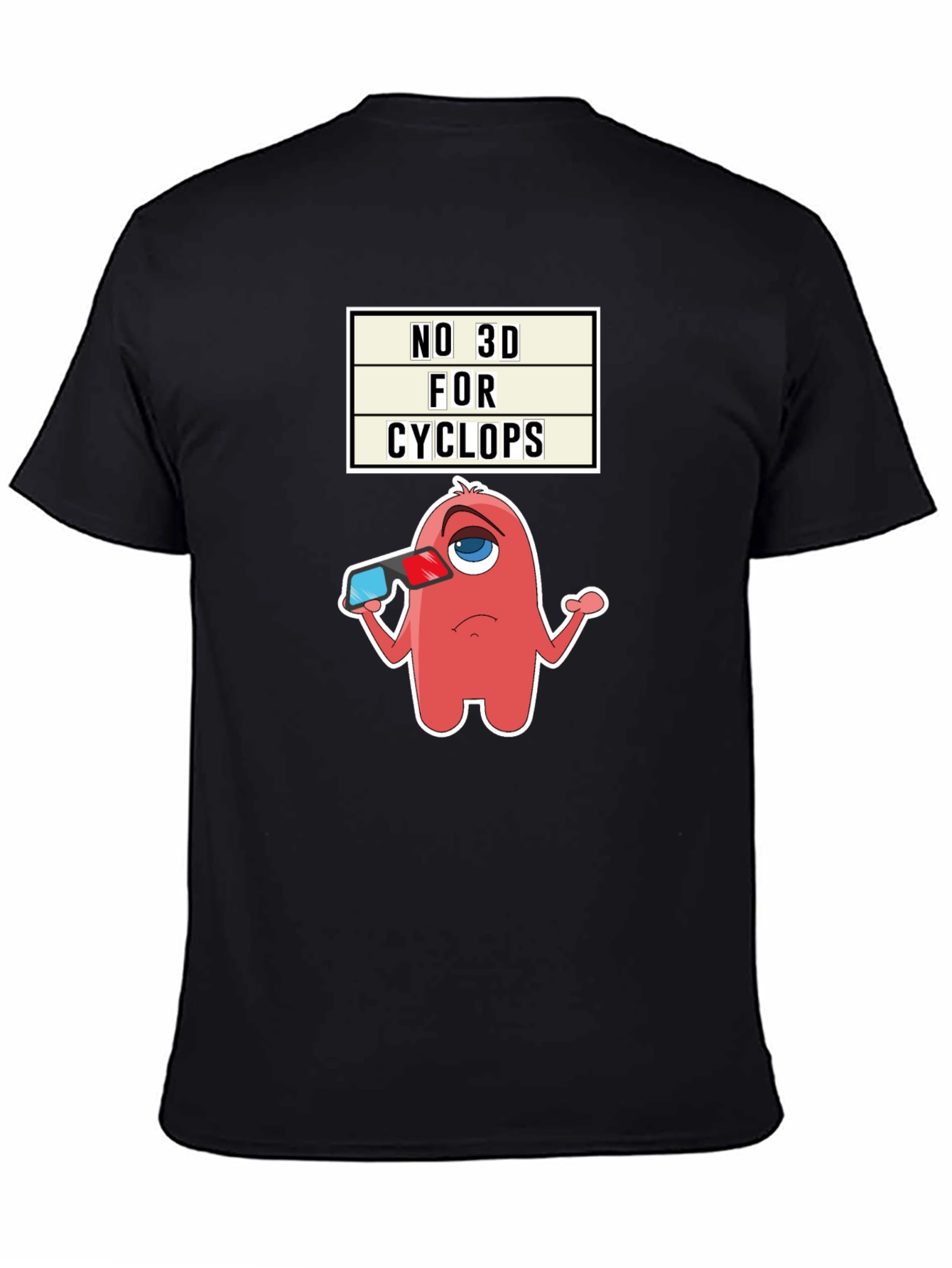 No 3D For Cyclops Graphic Tee