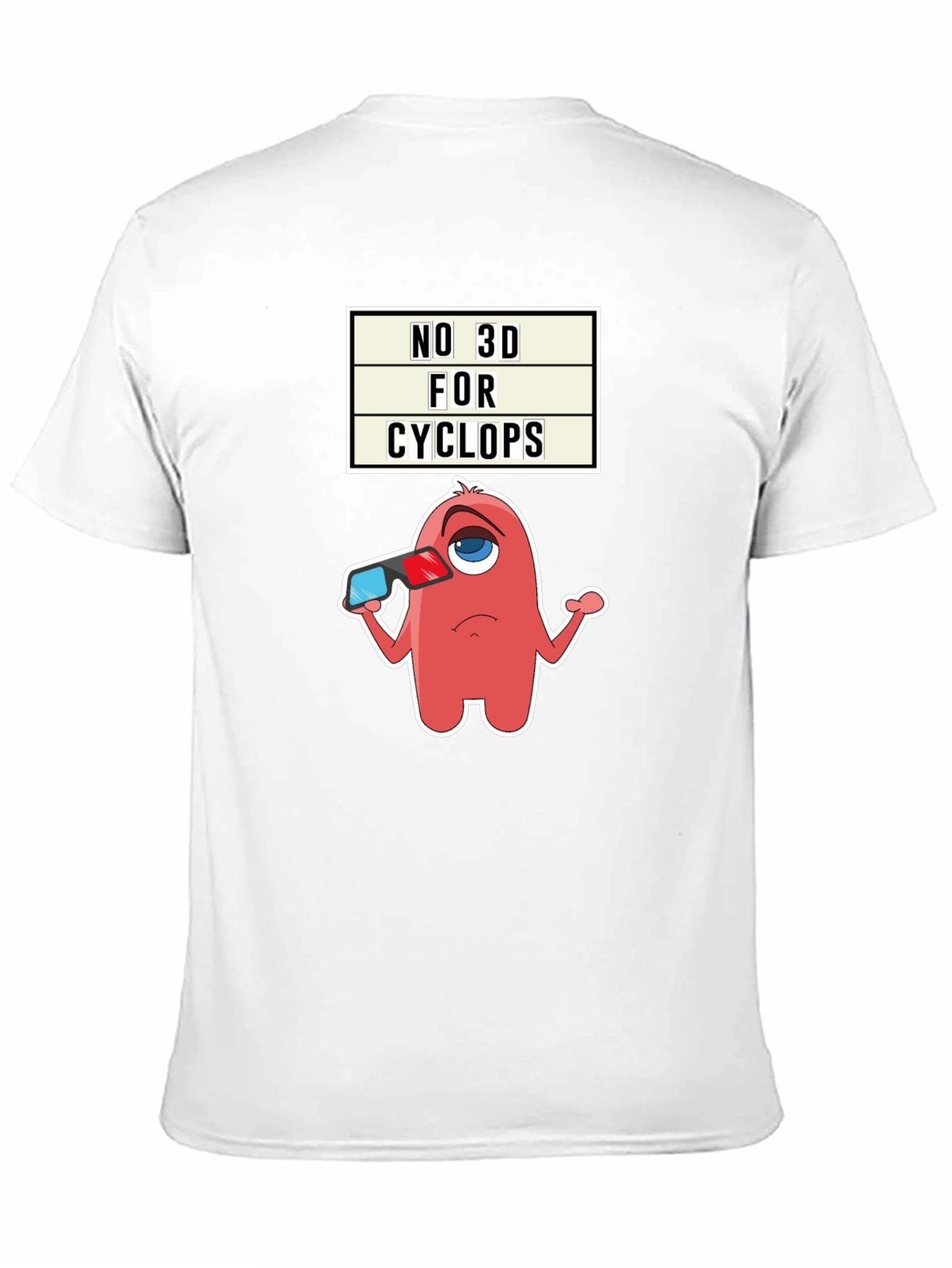 No 3D For Cyclops Graphic Tee