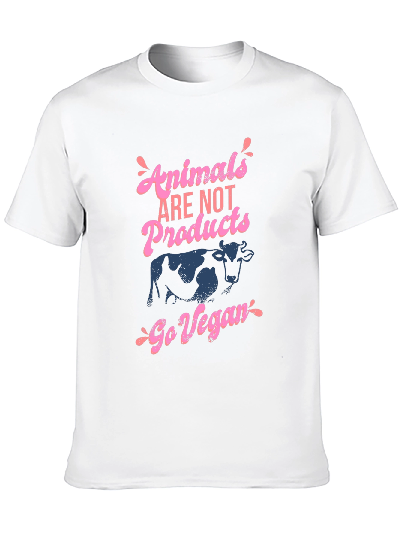 Animals Are Not Products Go Vegan T-Shirt