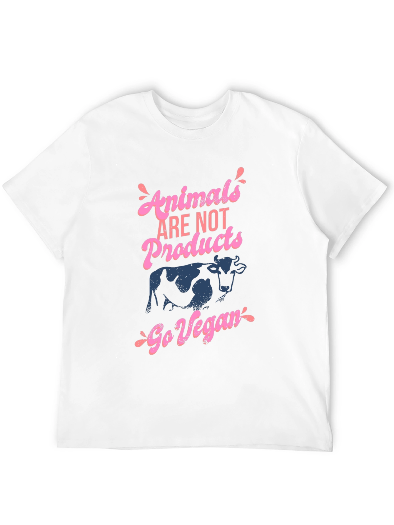 Animals Are Not Products Go Vegan T-Shirt