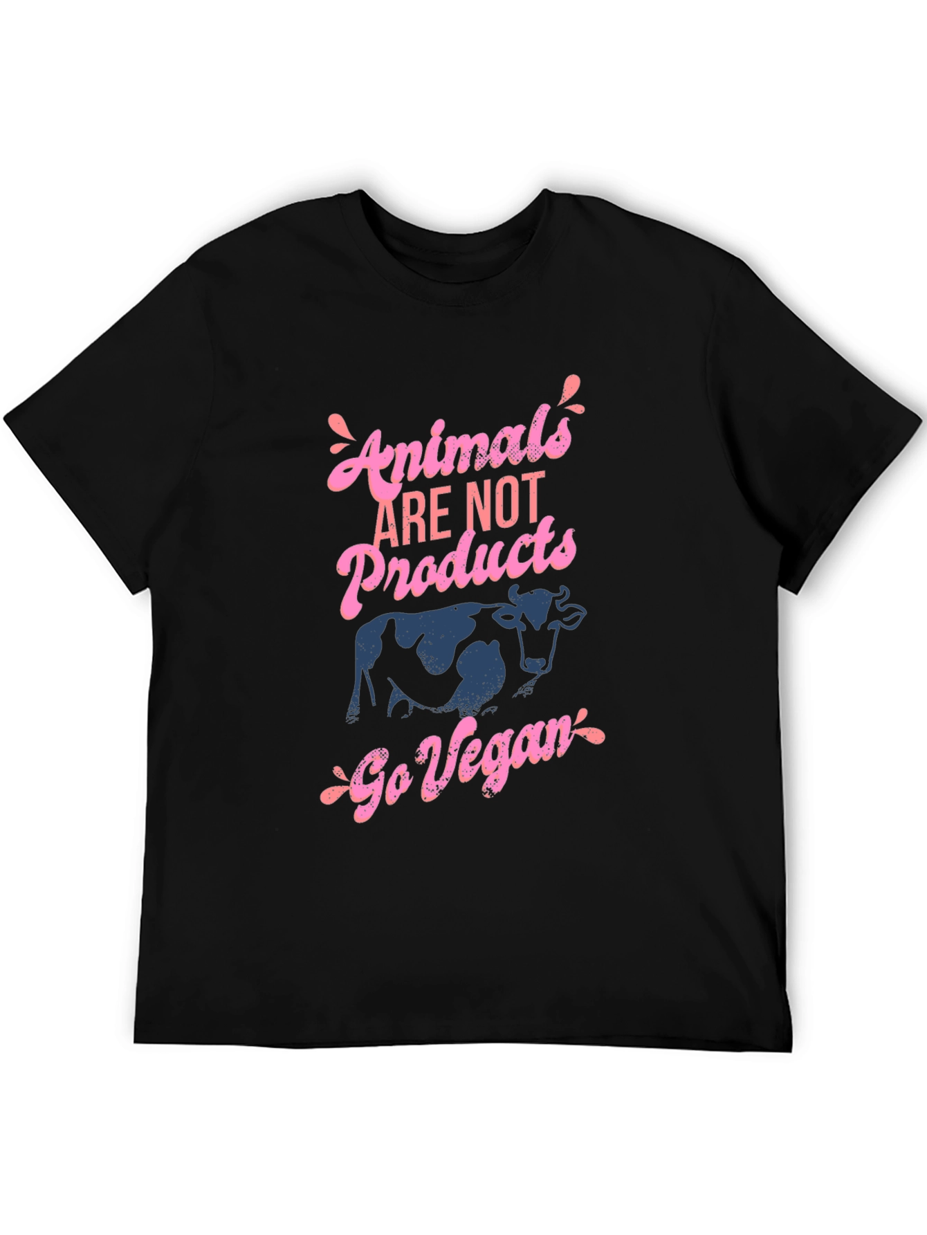 Animals Are Not Products Go Vegan T-Shirt
