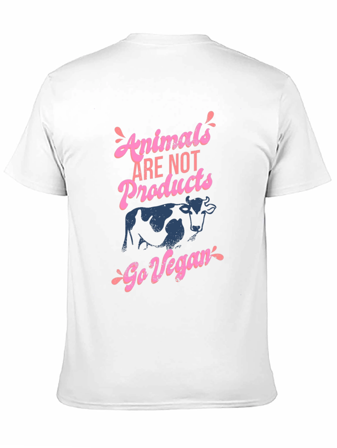 Animals Are Not Products Go Vegan T-Shirt