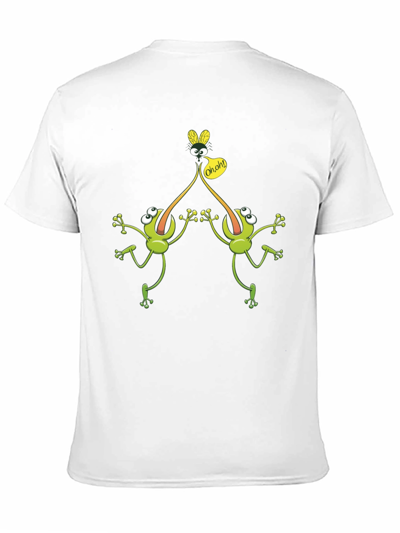 Funny Frog Fly T-Shirt - Novelty Graphic Tee