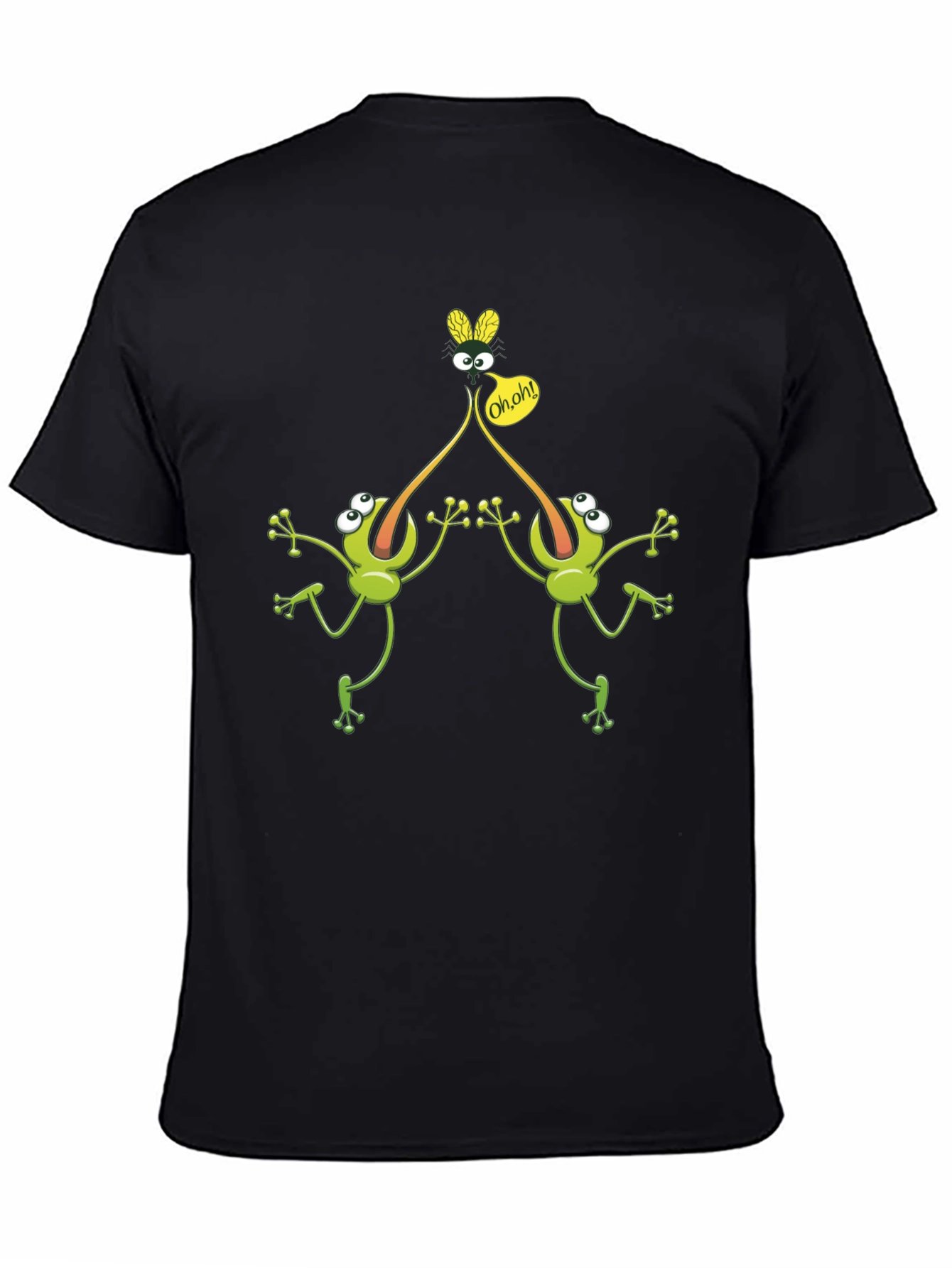 Funny Frog Fly T-Shirt - Novelty Graphic Tee