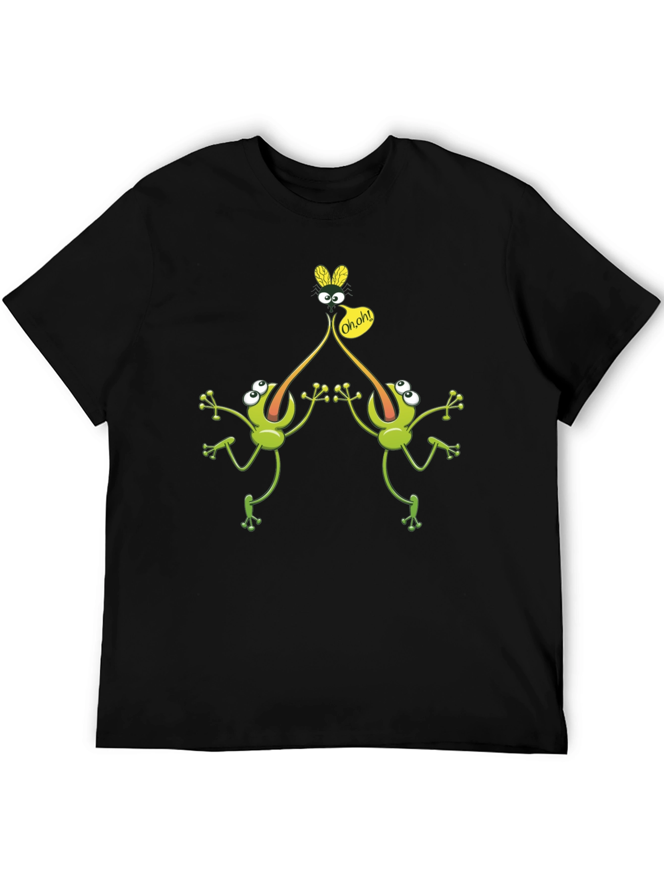 Funny Frog Fly T-Shirt - Novelty Graphic Tee