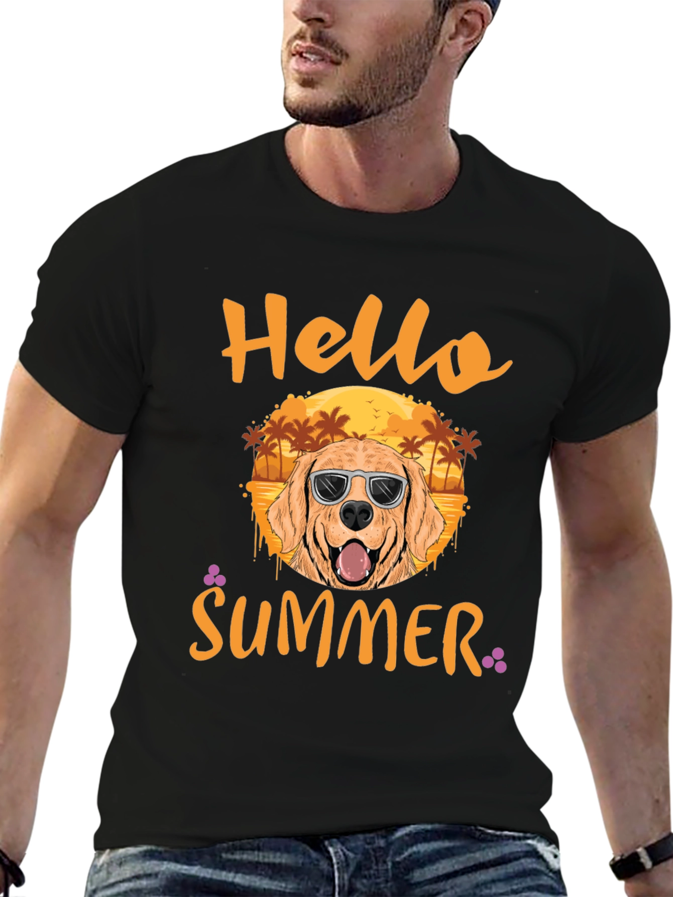 Hello Summer Dog T-Shirt